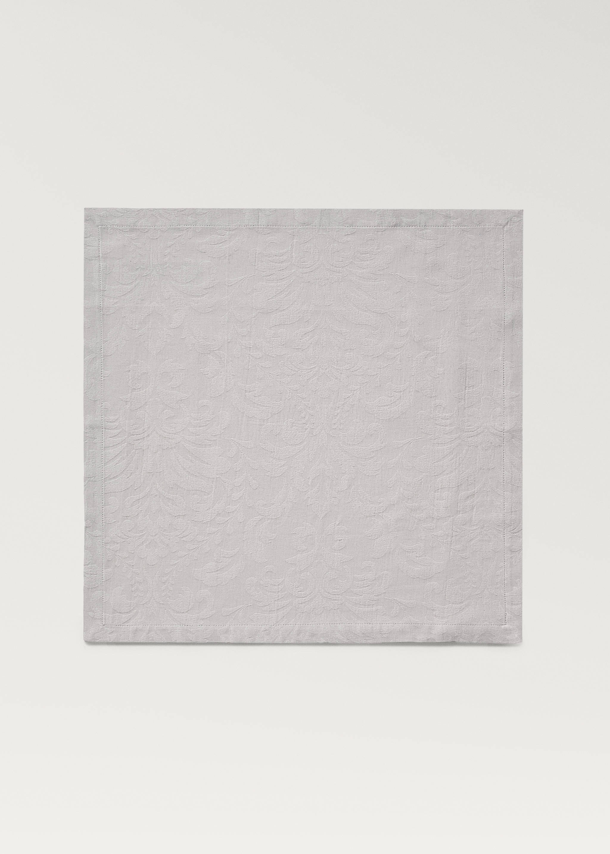 Servietten aus Baumwolljacquard mit Blumenmuster - Artikel ohne Model