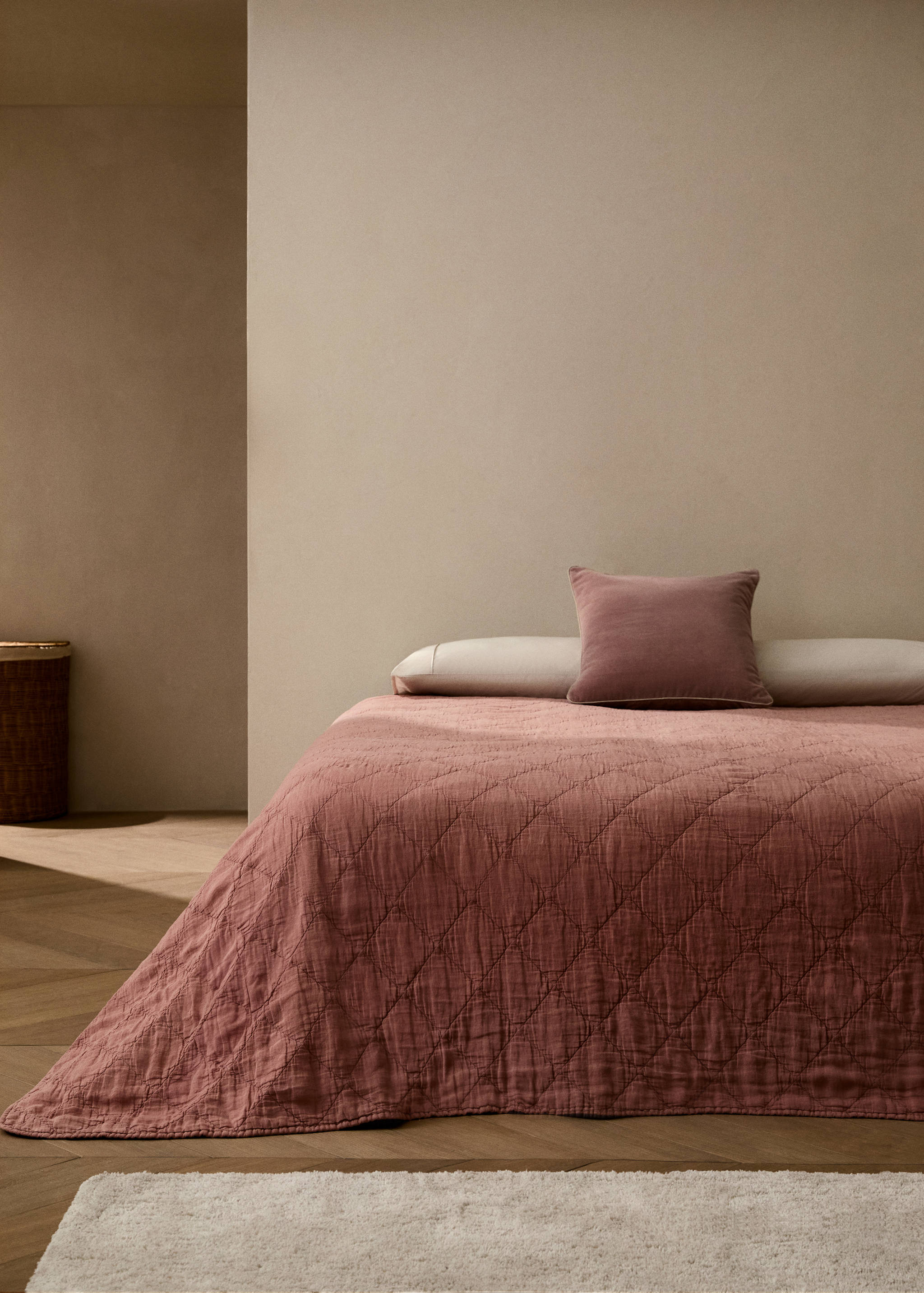 Edredón lino garment dyed cama 130/150 cm - Plano general