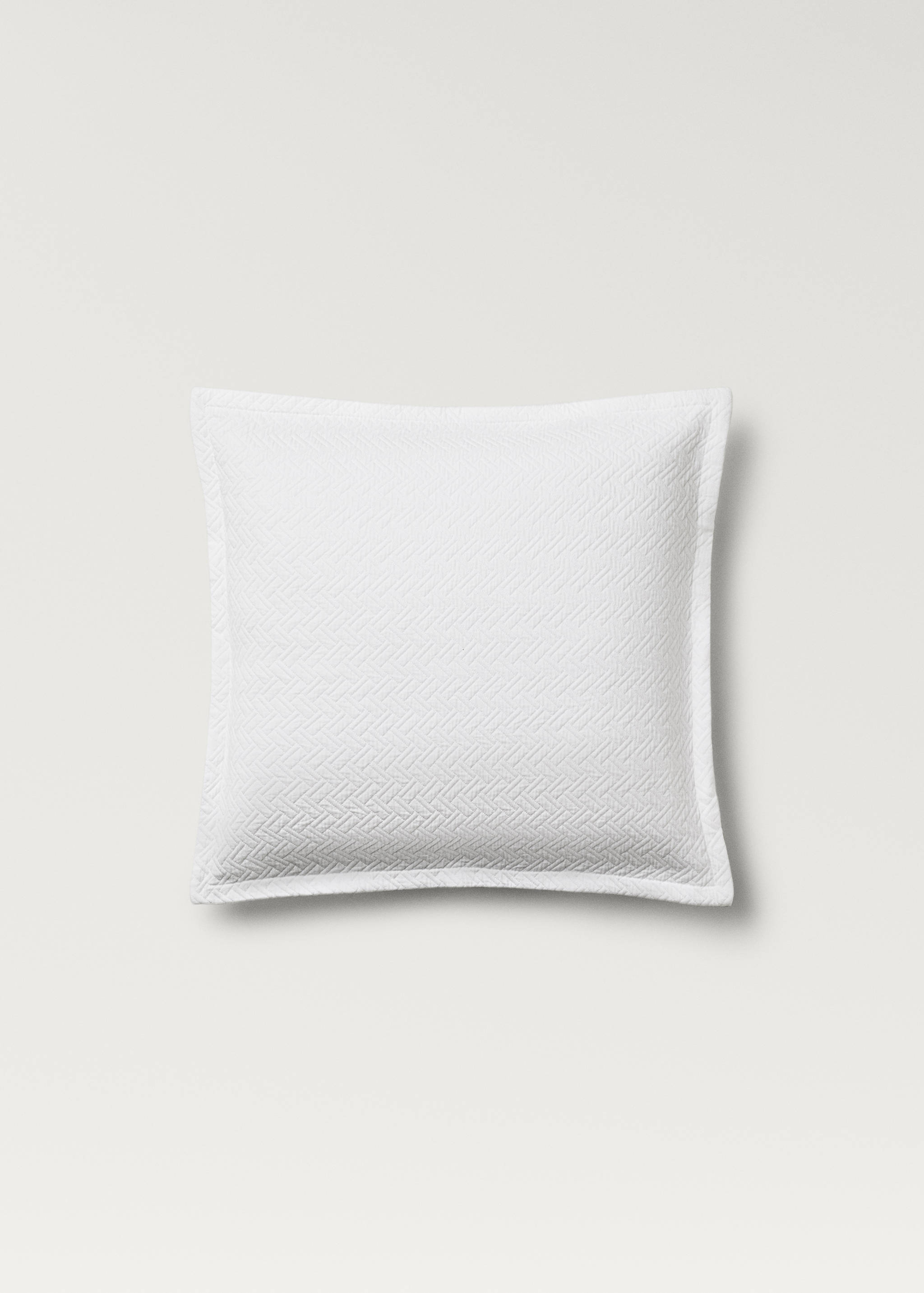 Cotton jacquard geometric pillowcase 50x50 cm - Article without model