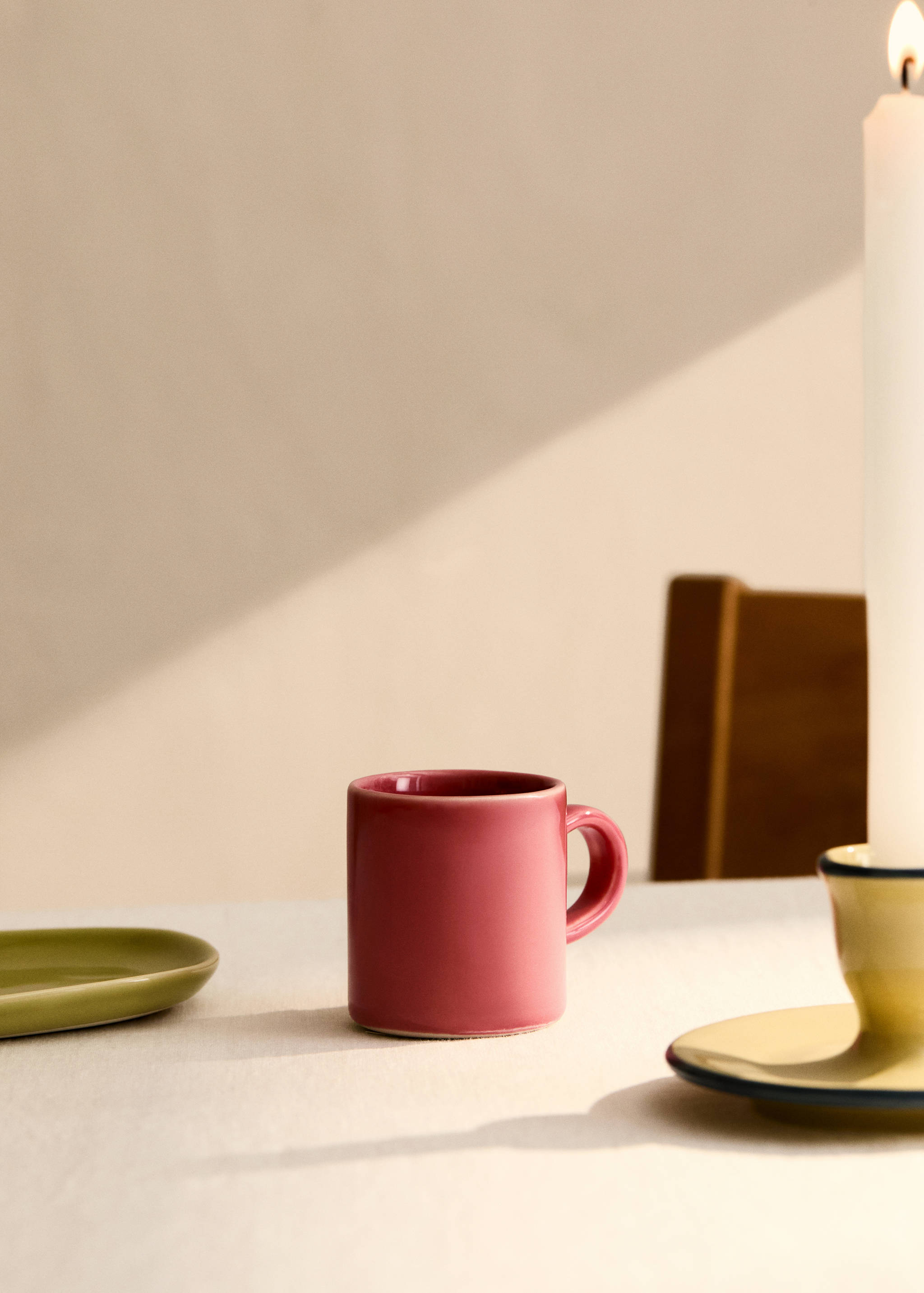 Stoneware espresso cup - General plane