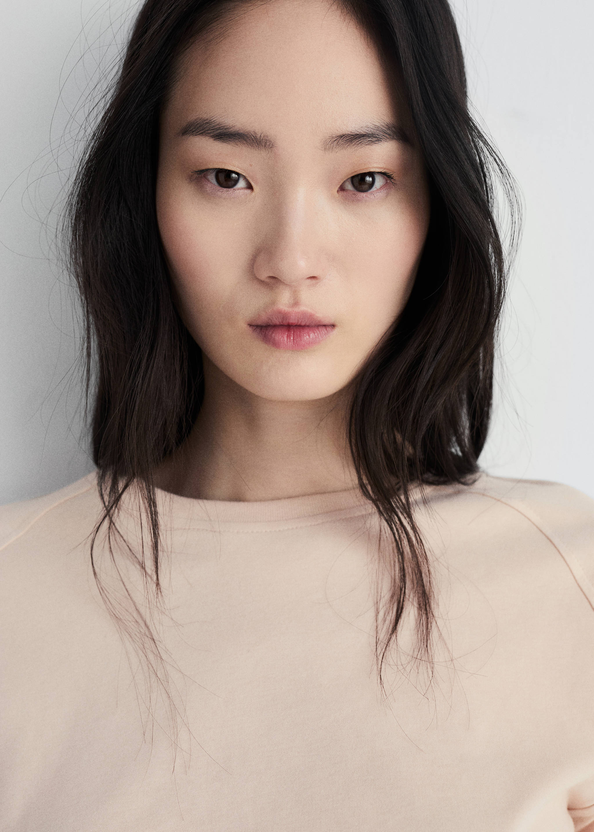 Baumwoll-Sweatshirt mit Soft-Finish - Mittlere Ansicht