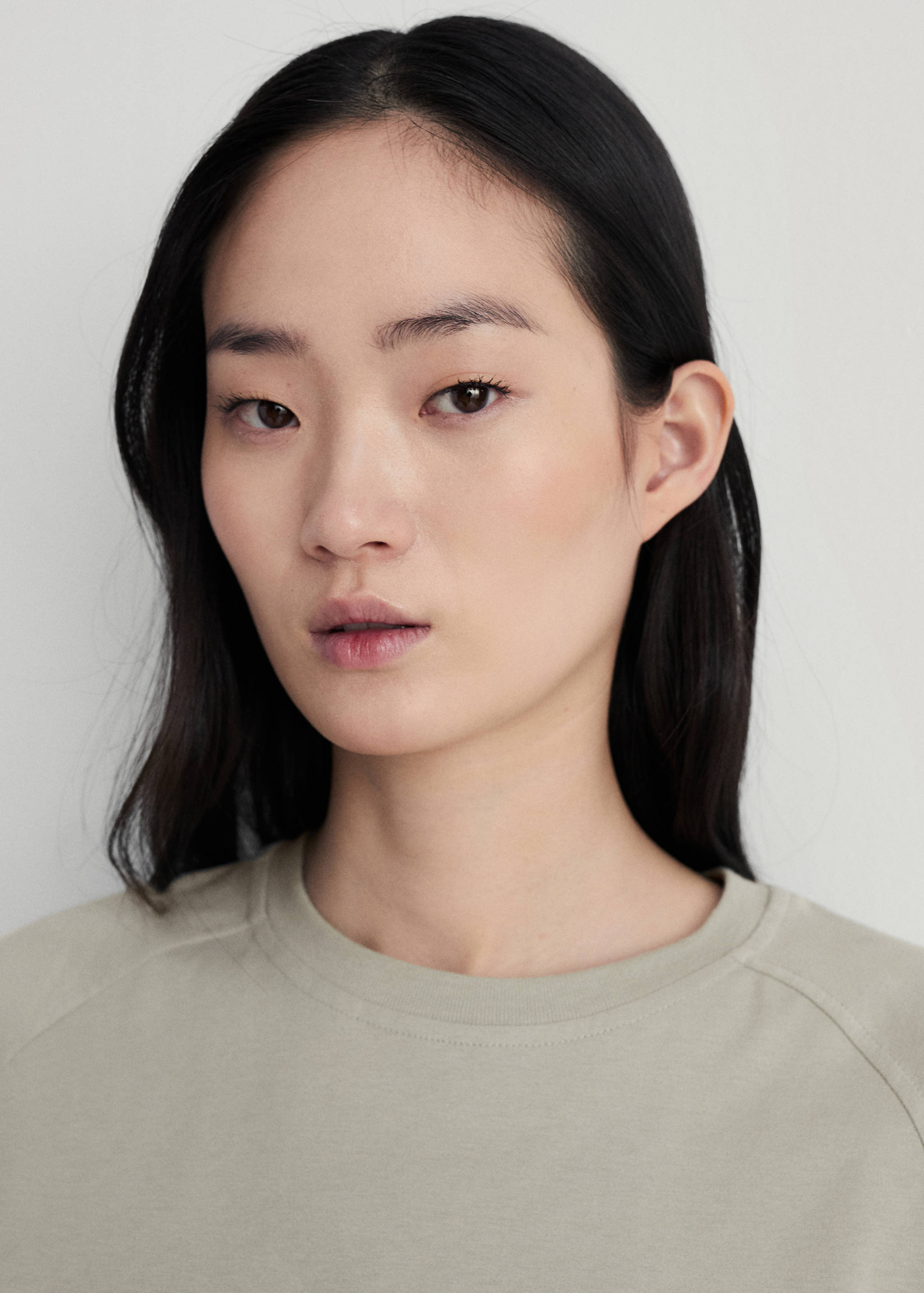 Baumwoll-Sweatshirt mit Soft-Finish - Mittlere Ansicht