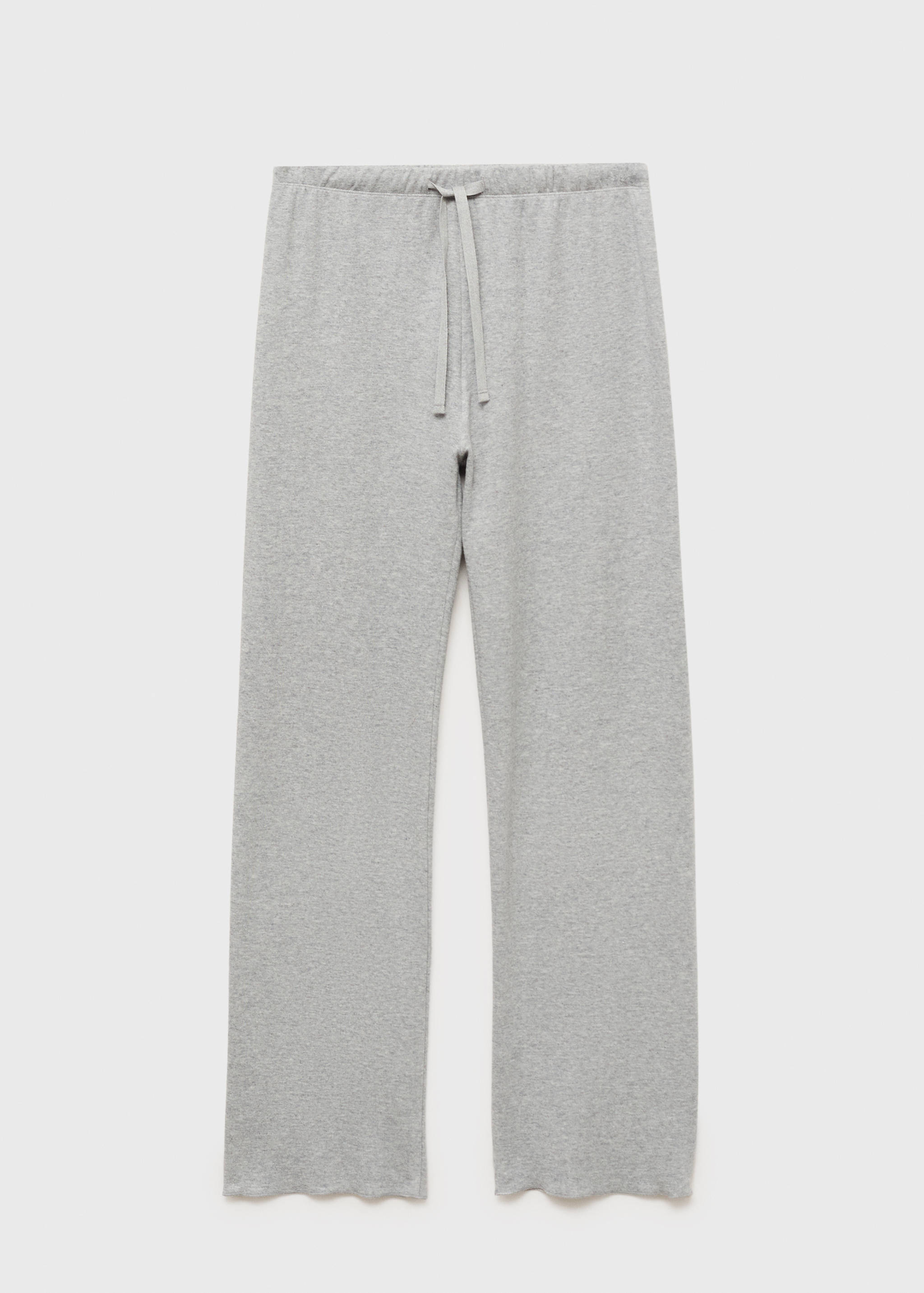 Double-face cotton pants - Article without model