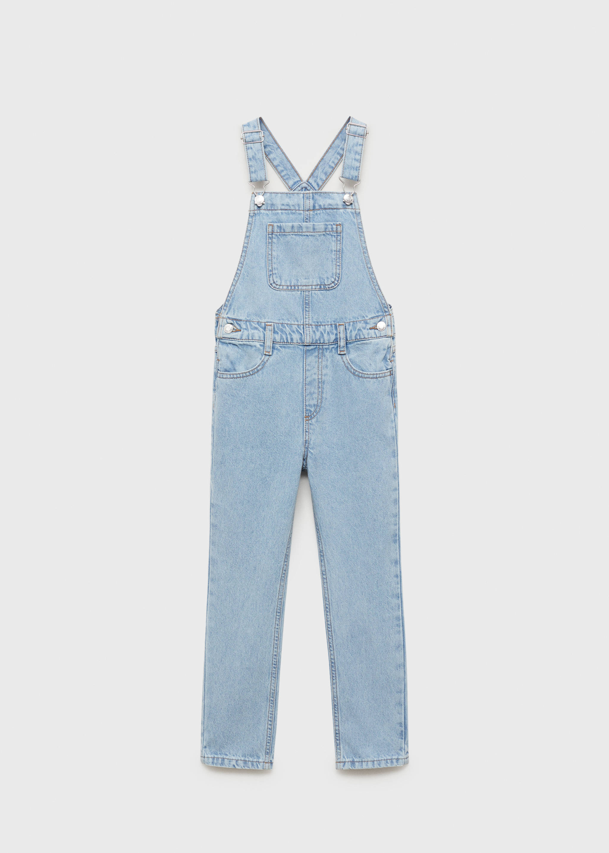 Long denim dungarees - Article without model