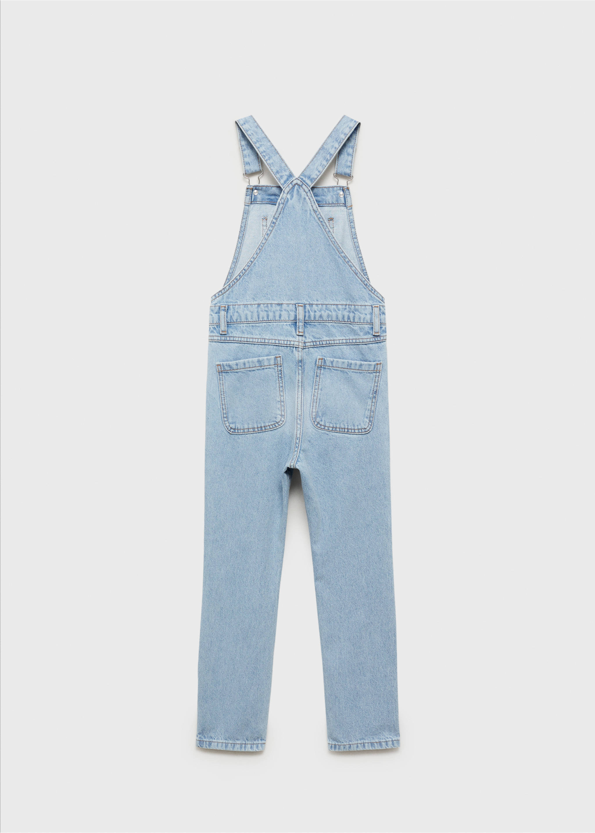 Long denim dungarees - Reverse of the article, Medium Blue. Ref: 87093269-00.