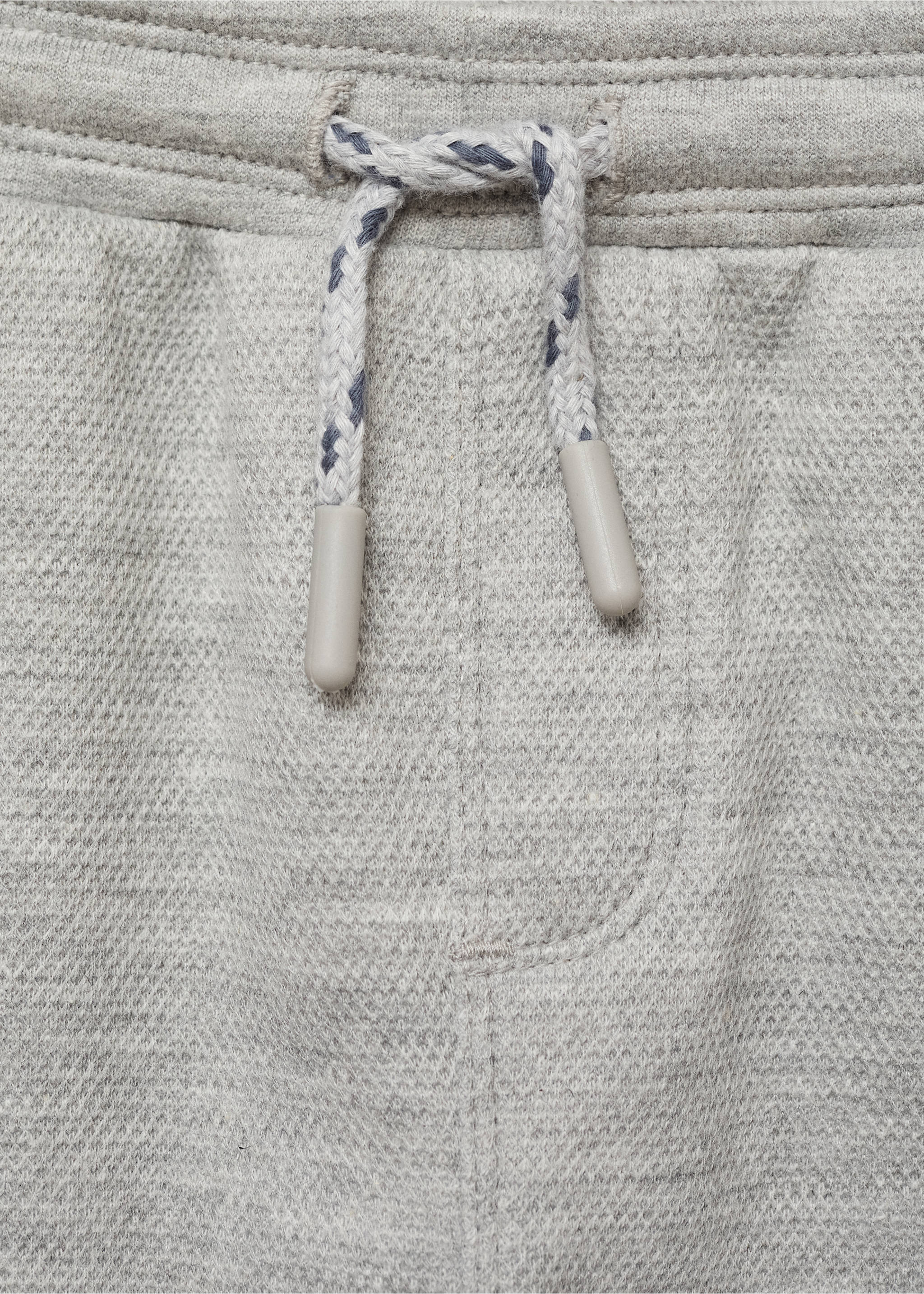 Jogger trousers - Details of the article 8, Medium Heather Grey. Ref: 87093271-00.