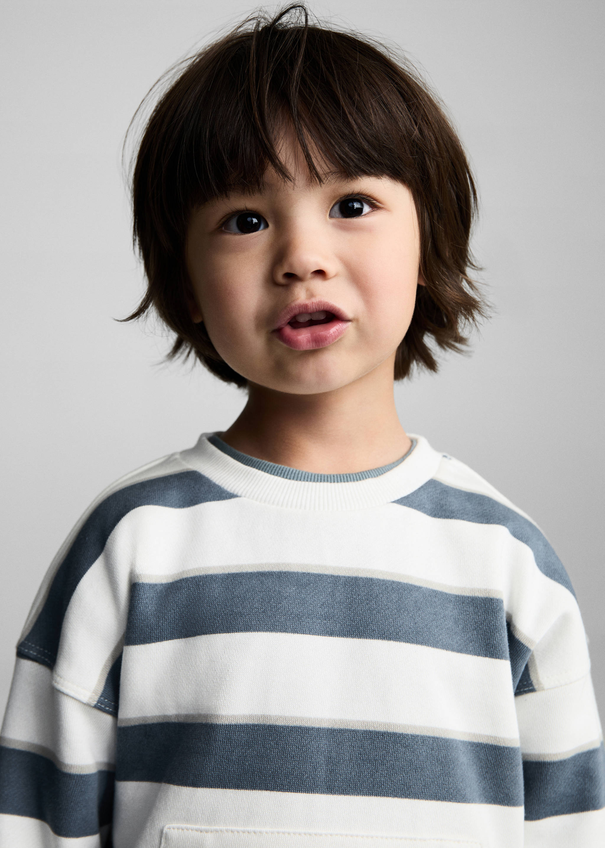 Sudadera algodón rayas - Detalle del artículo 1