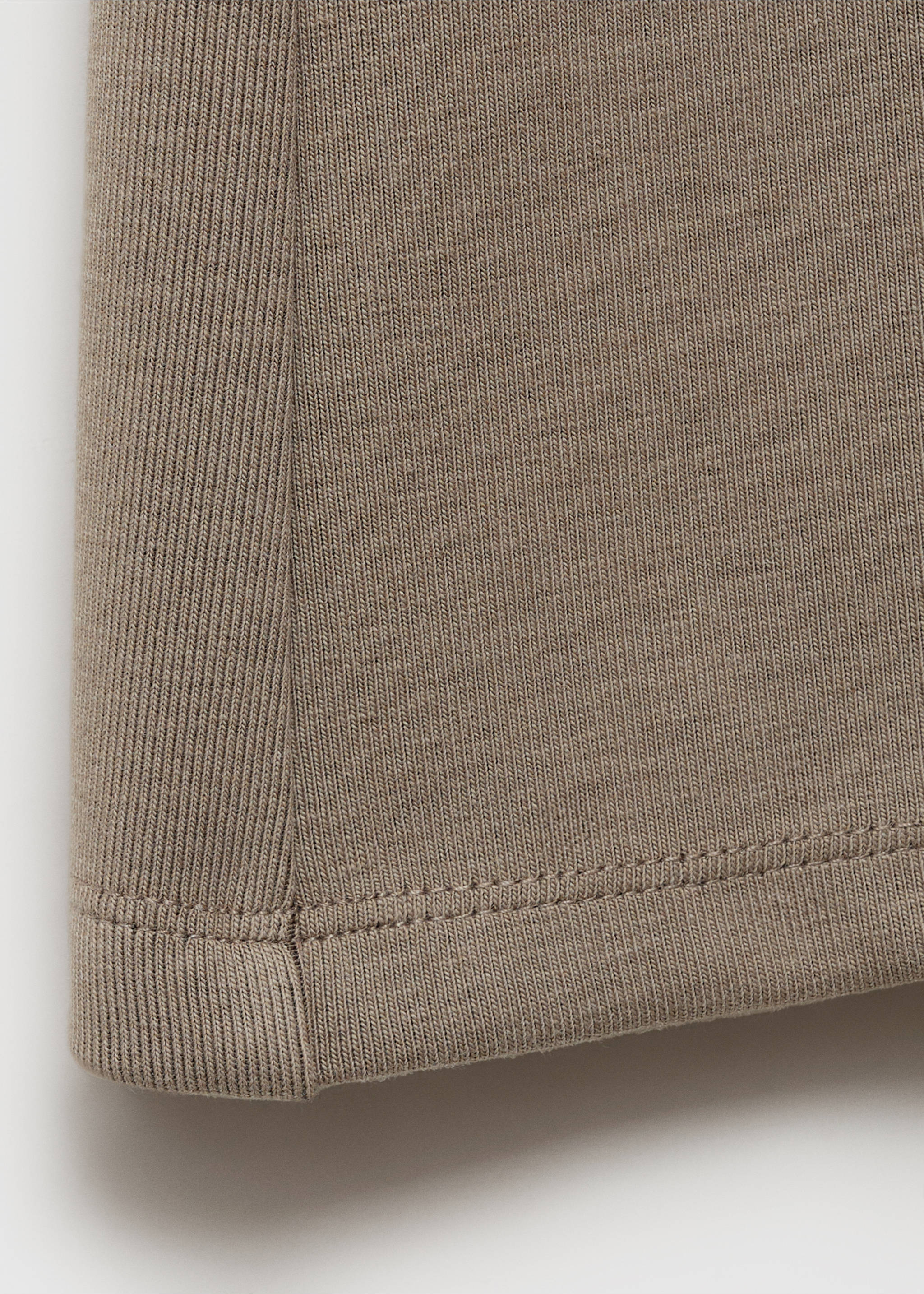 Pantaloni din tricot evazați - Detaliu al articolului 8, Maro mediu. Ref: 87093274-00.