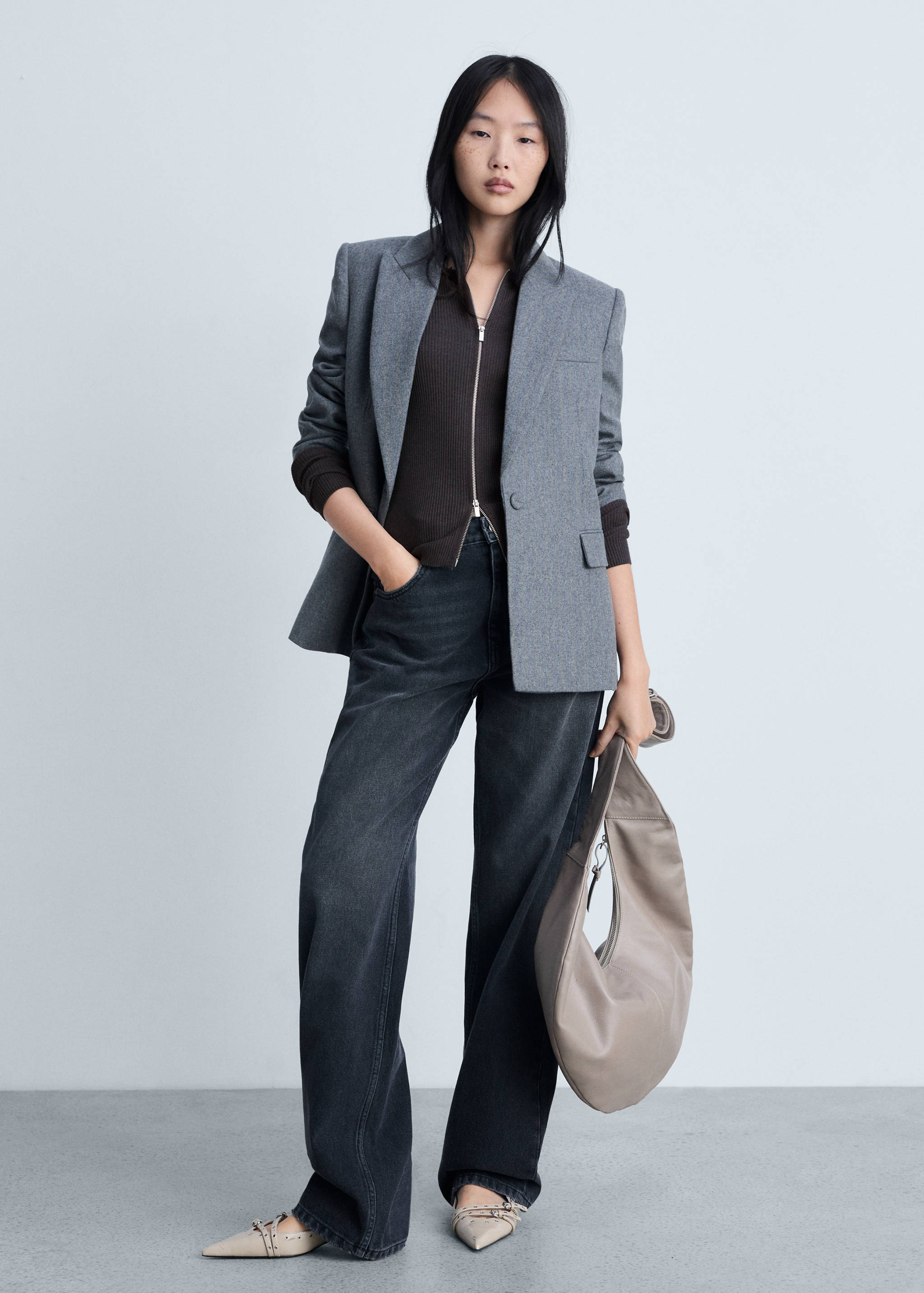 Cipzáras, kötött kardigán - Általános sík