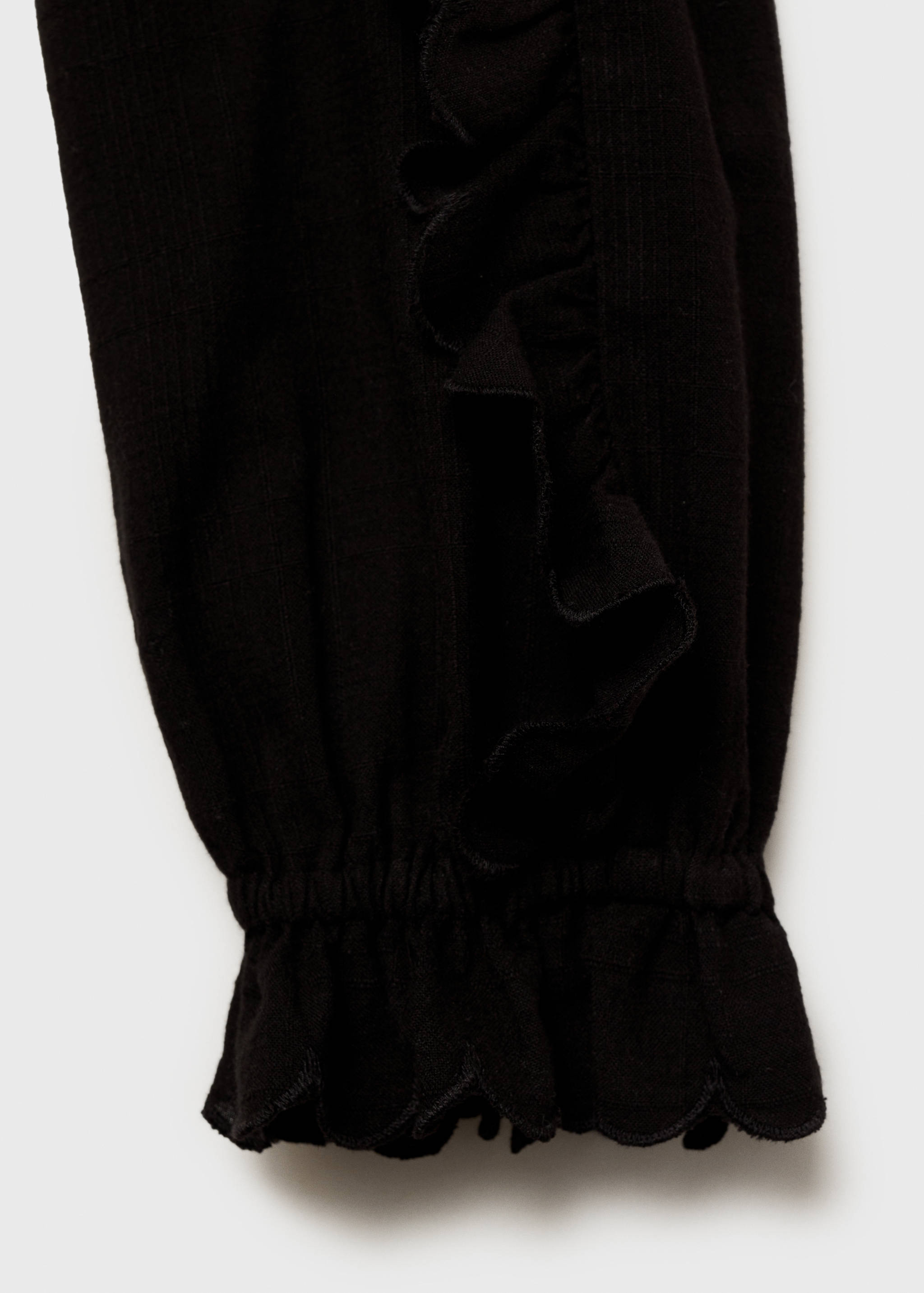 Ruched blouse with ruffles - Details of the article 0