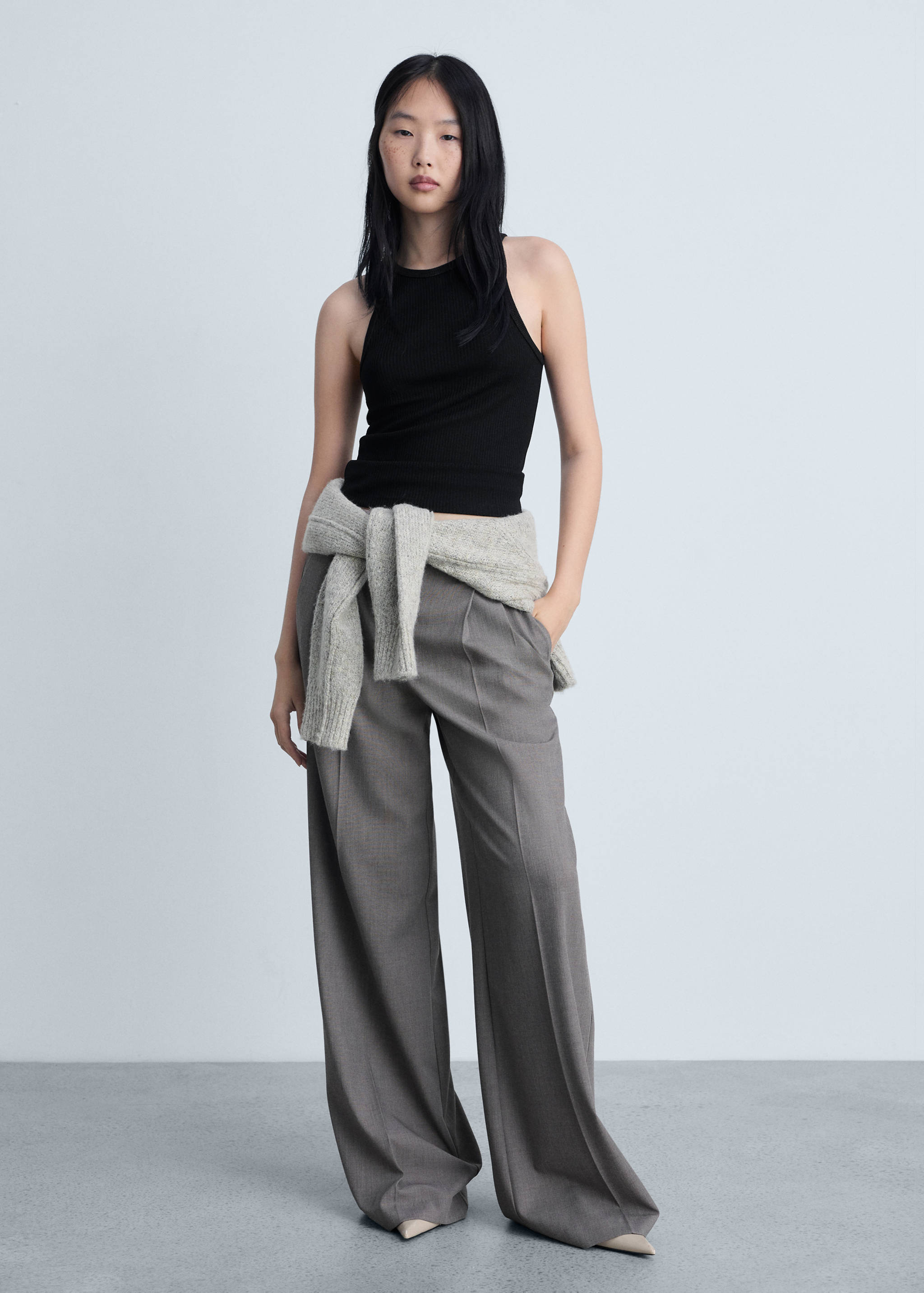 Geripptes Feinstrick-Top - Allgemeine Ansicht