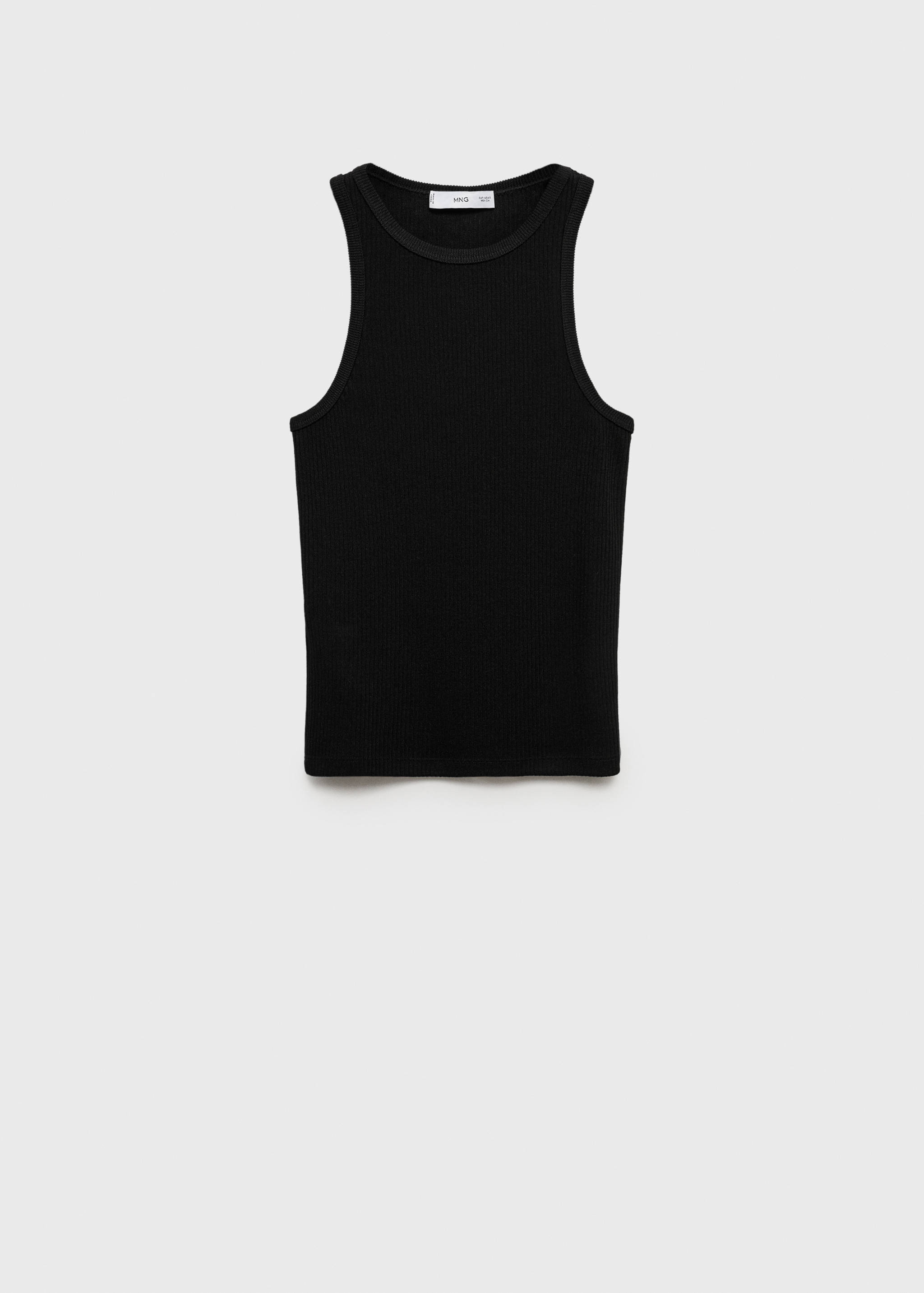 Geripptes Feinstrick-Top - Artikel ohne Model