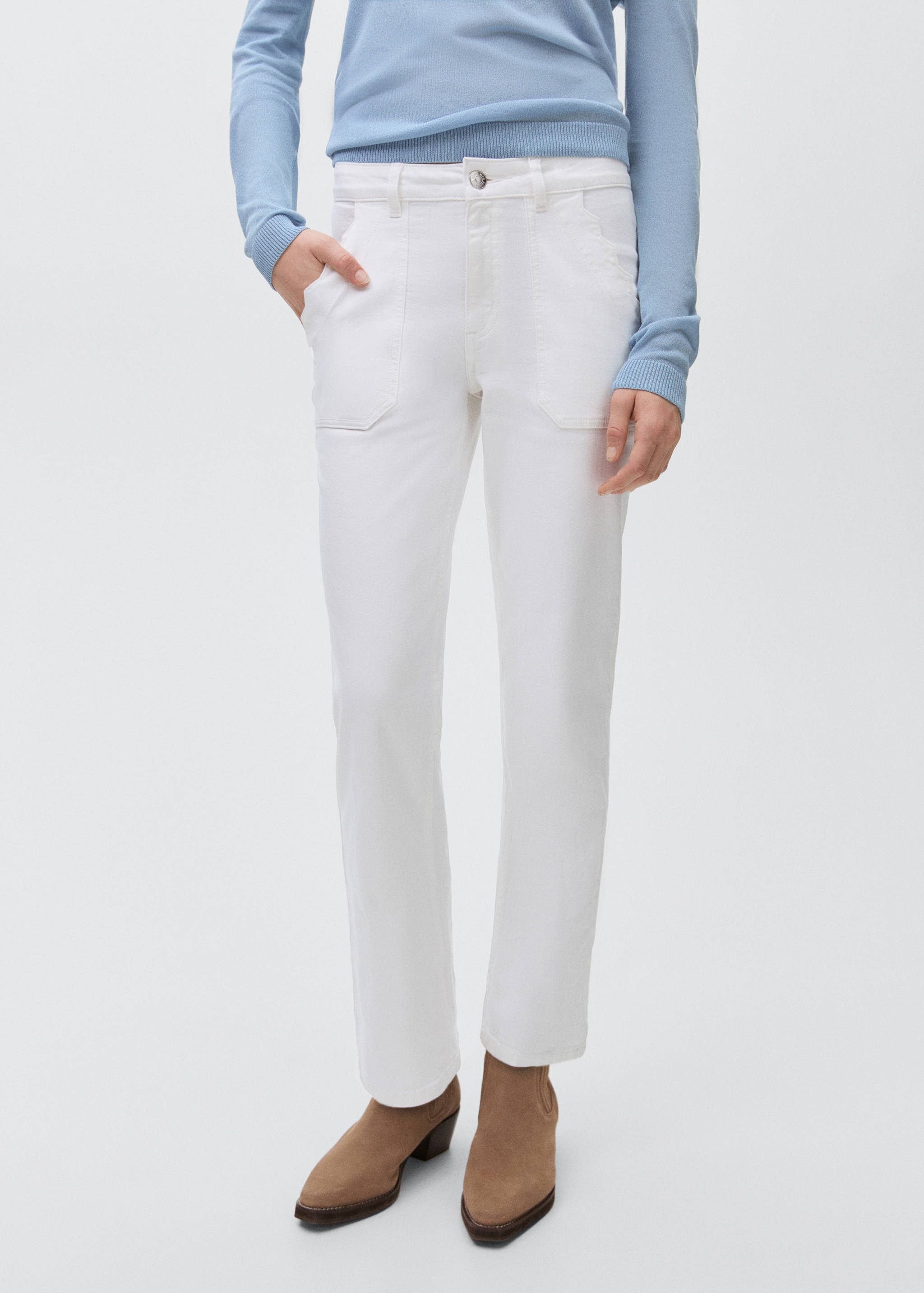 Slim-fit jeans - Medium plane