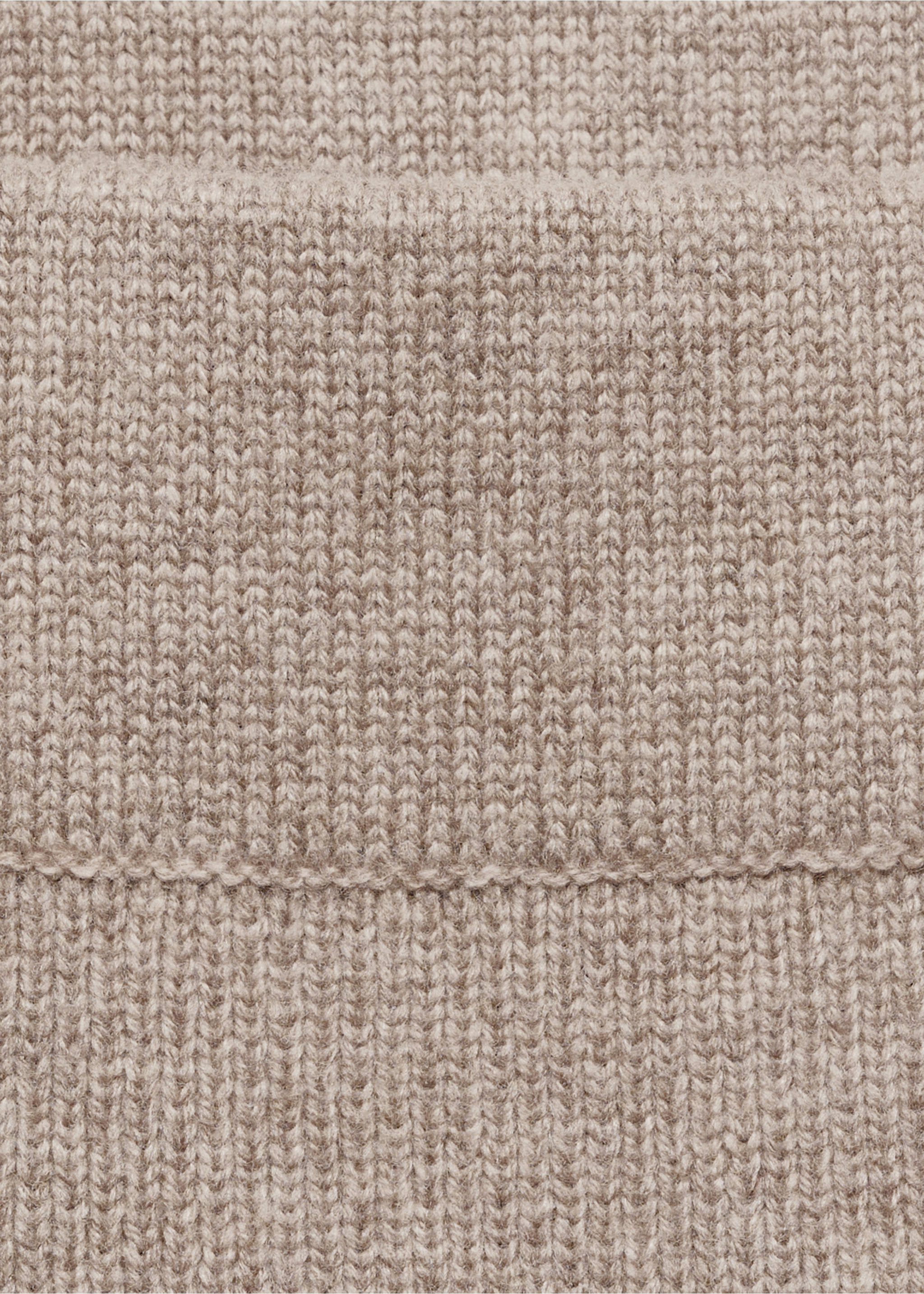 Jupe midi laine mélangée - Détail de l'article 8, Sable. Ref: 87093282-00.