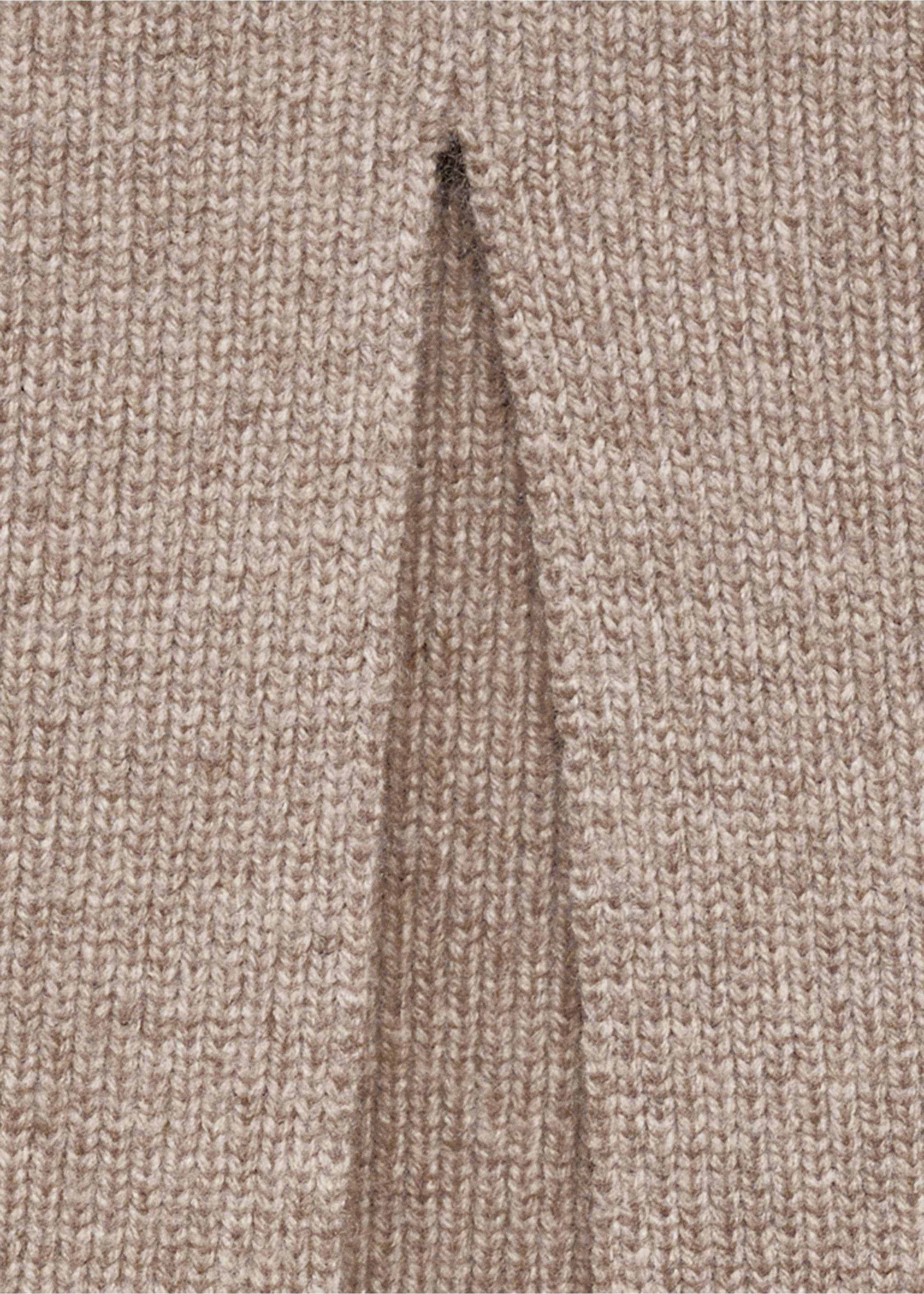 Jupe midi laine mélangée - Détail de l'article 0, Sable. Ref: 87093282-00.