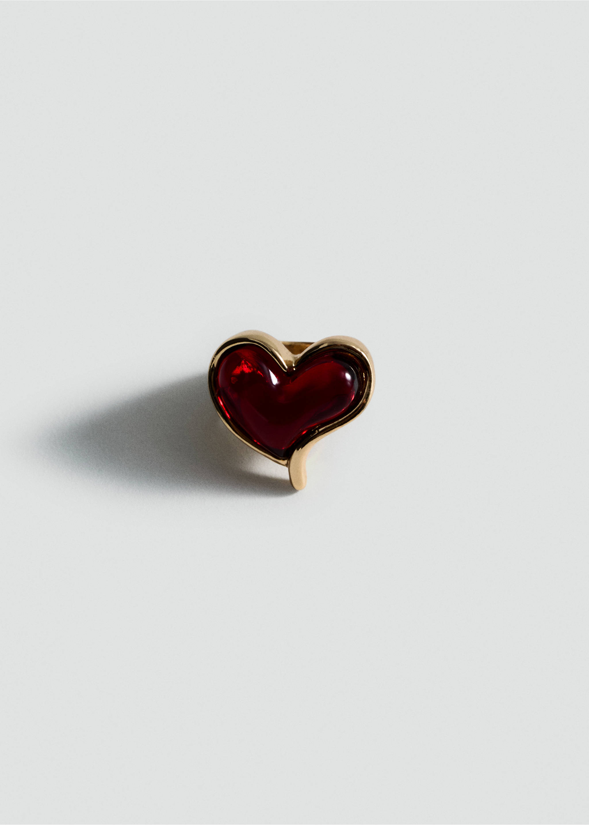 Heart ring - Article without model, Gold. Ref: 87093283-00.