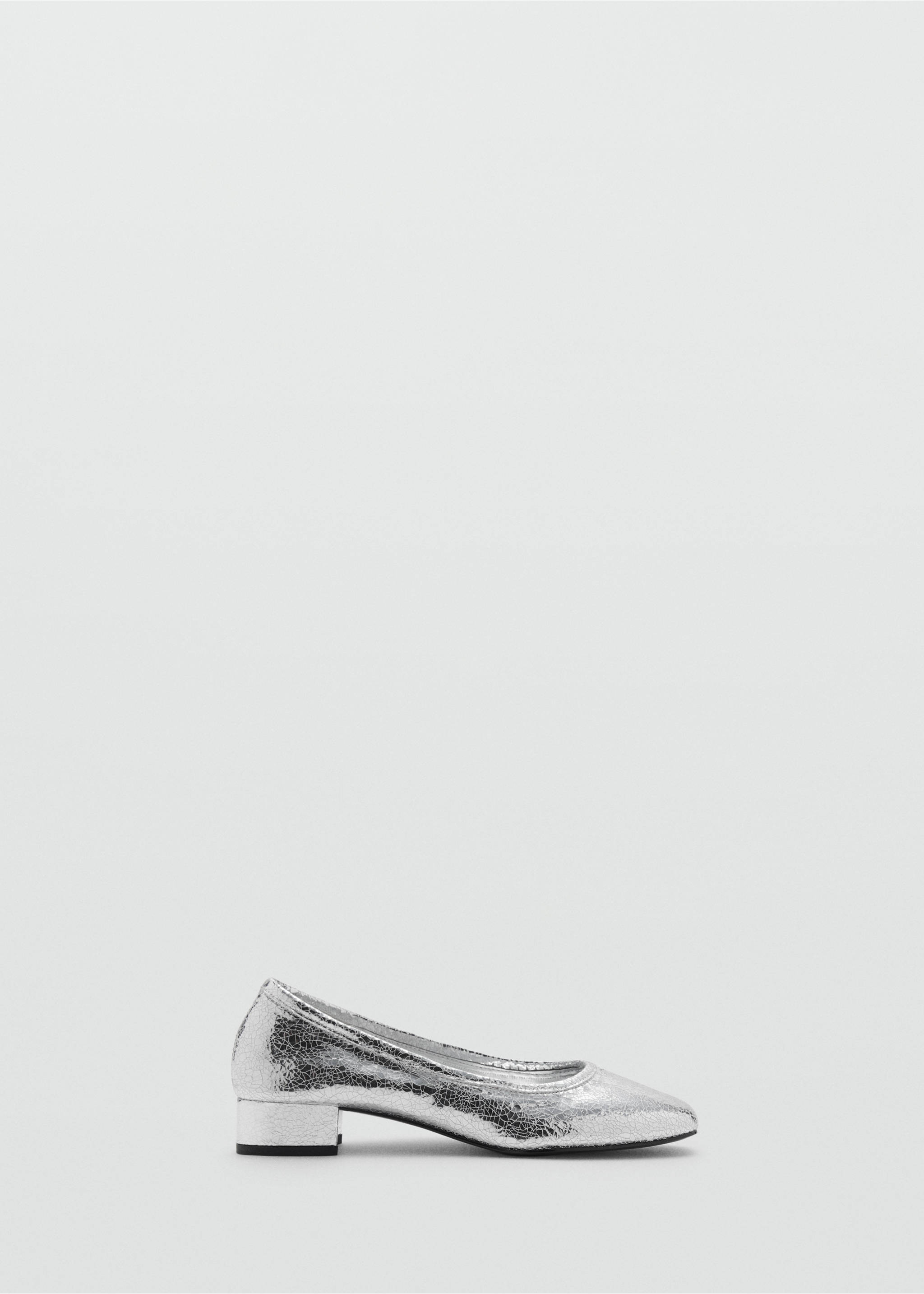 Cracked-heel shoes - Article without model, Silver. Ref: 87093285-00.