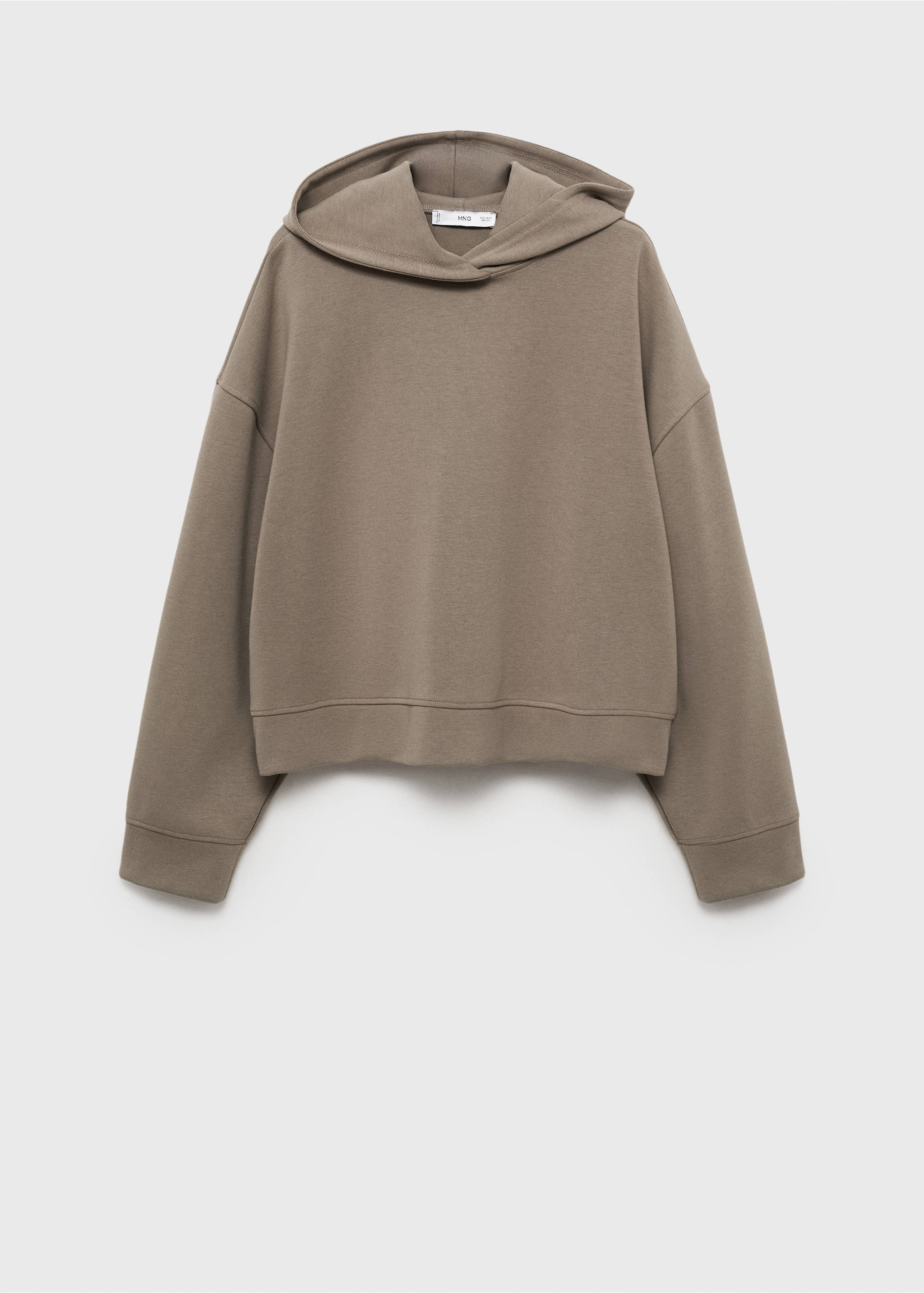 Oversized hoodie - Article without model, Medium Brown. Ref: 87093289-00.