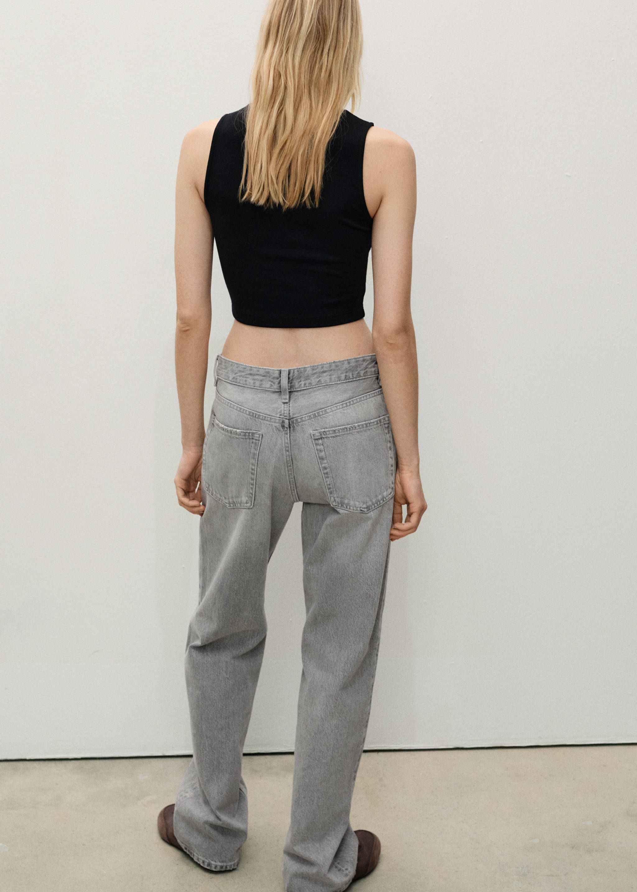 Miami medium-rise straight-fit jeans - Reverse of the article