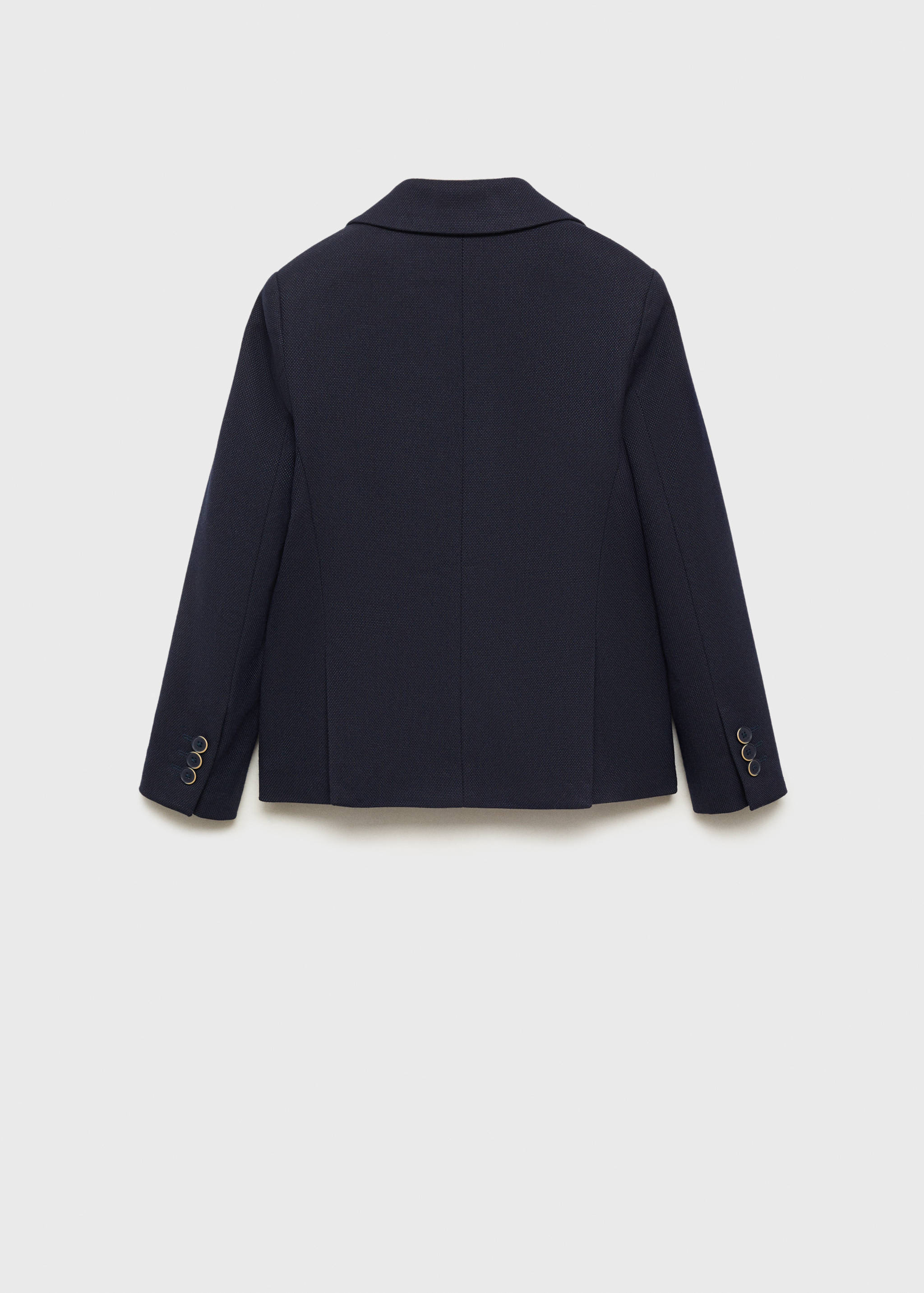 Klasyczna marynarka garniturowa - Tylna strona artykułu