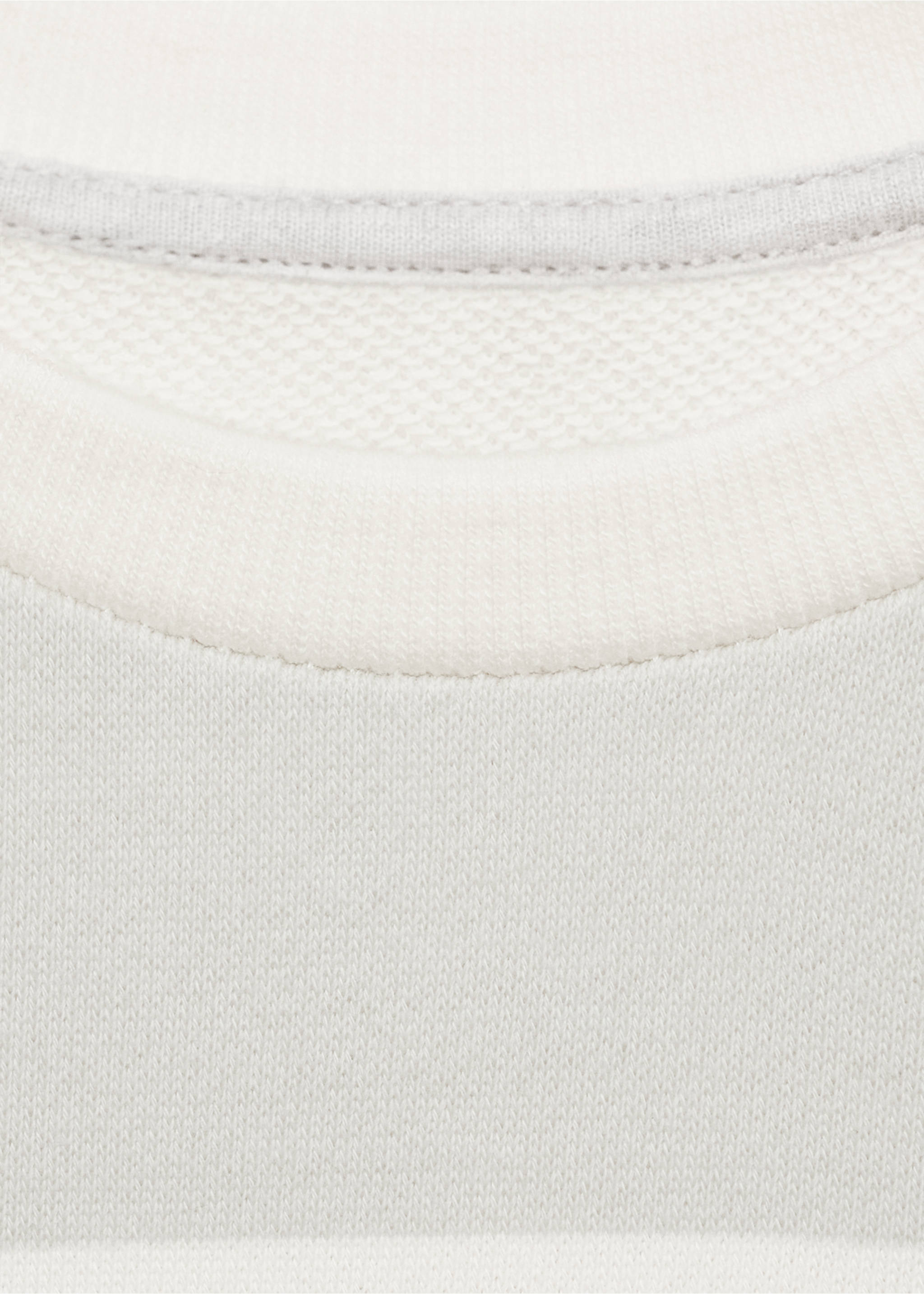 Striped cotton-blend sweatshirt - Details of the article 8, Sky Blue. Ref: 87093638-00.