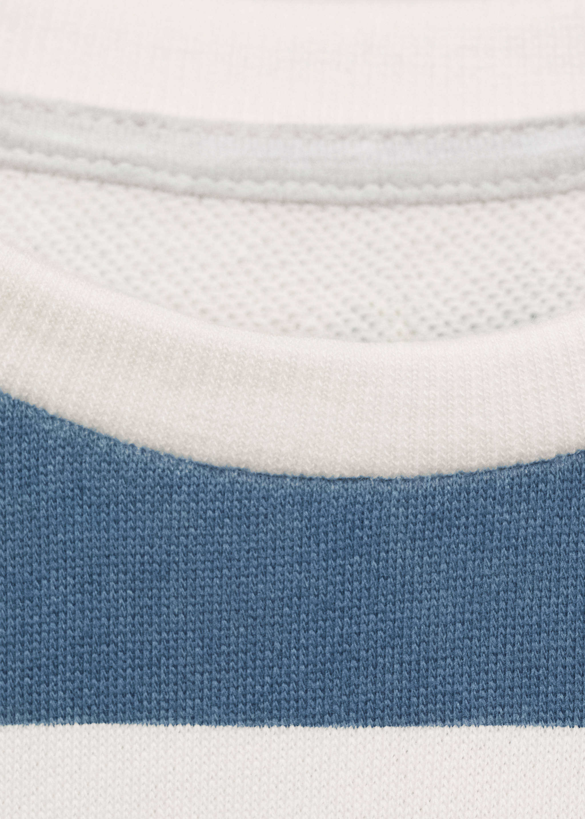 Striped cotton-blend sweatshirt - Details of the article 8