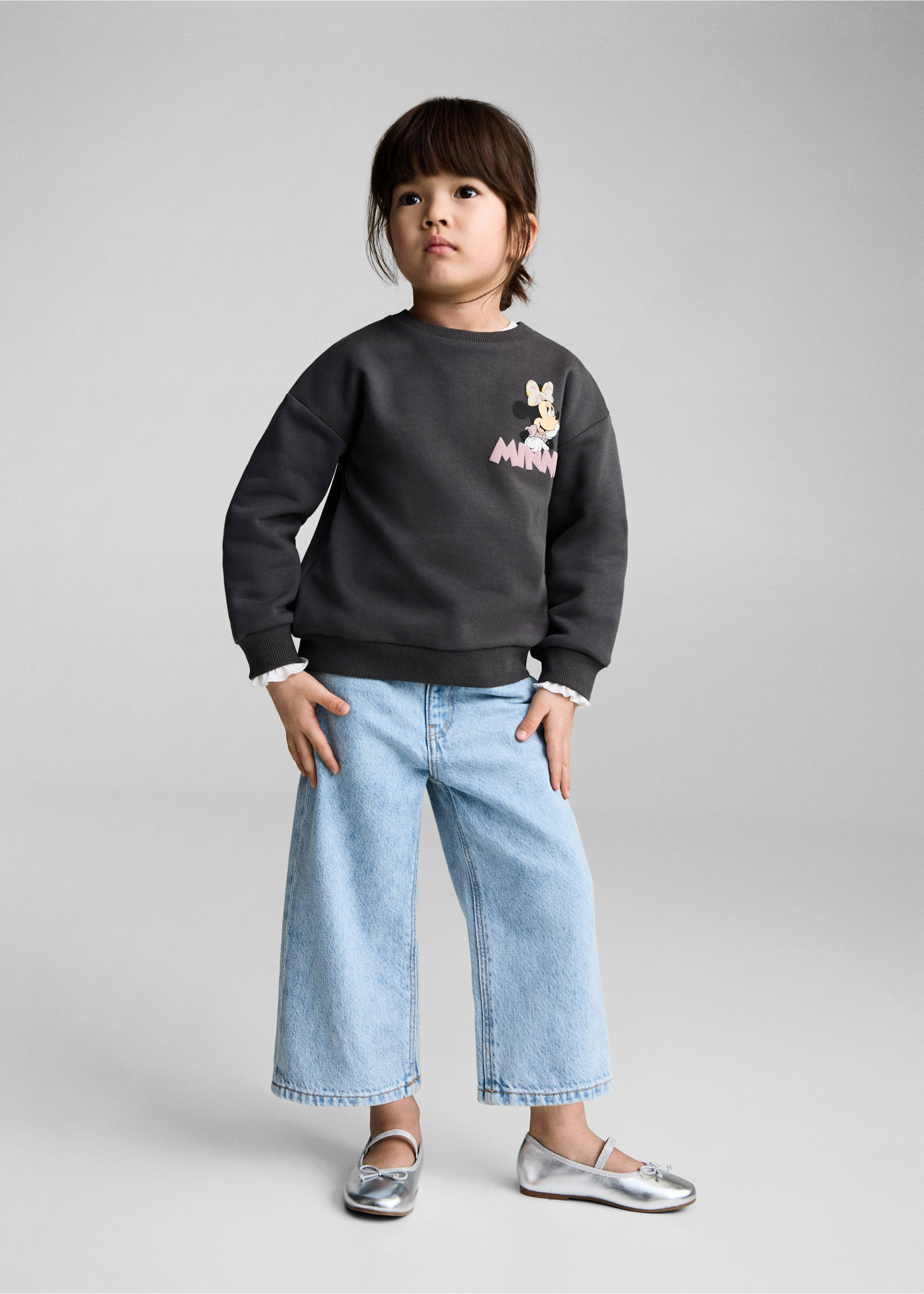 Minnie Mouse sweatshirt - Overzichtstekening, Antraciet. Ref: 87093639-00.
