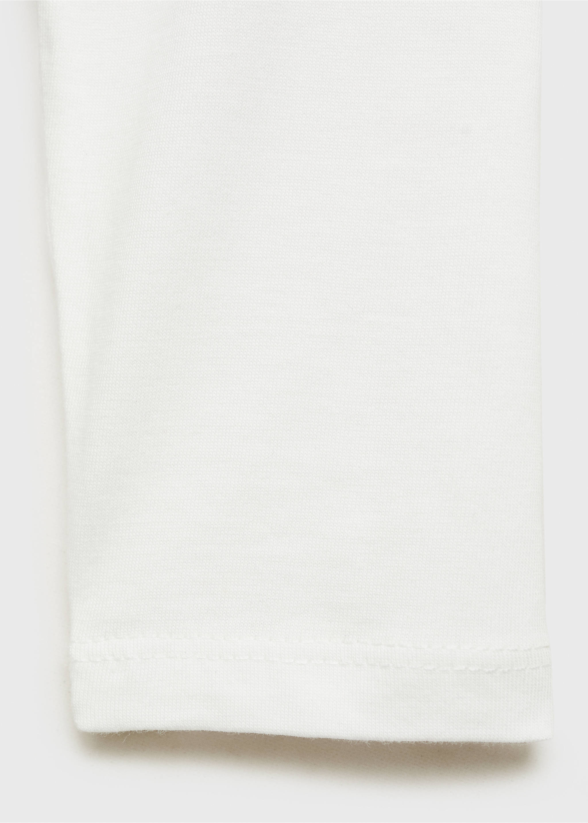 Printed cotton-blend T-shirt - Details of the article 0, Off White. Ref: 87093640-00.