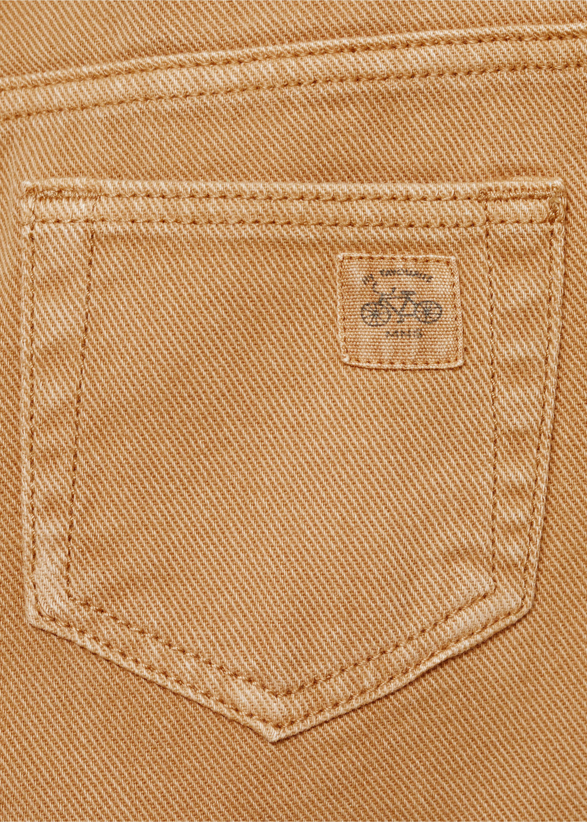 Pantalons cotó prims - Detall de l'article 0, Marró mitjà. Ref: 87093643-00.