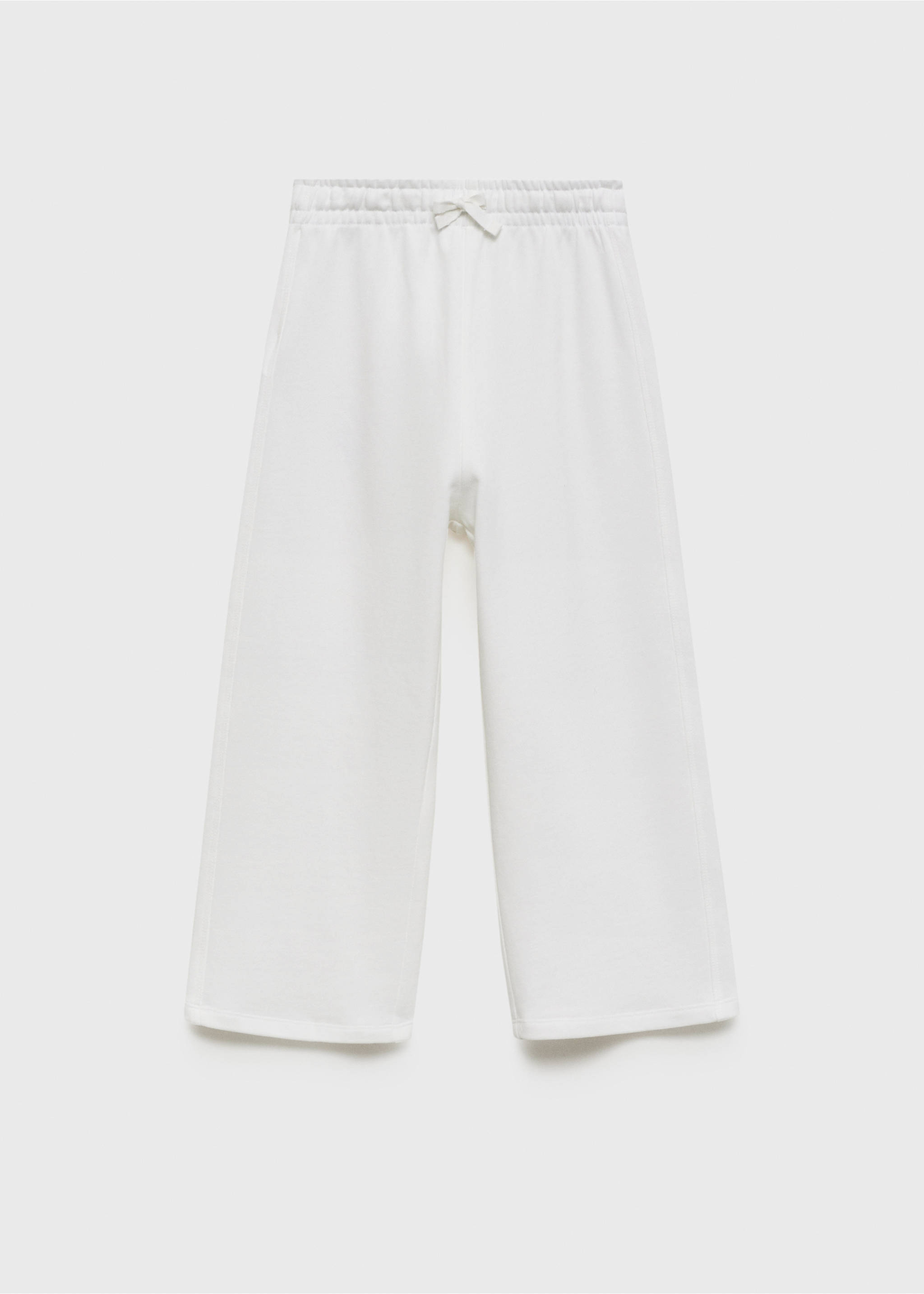 Knit jogger-style trousers - Article without model, Off White. Ref: 87093645-00.