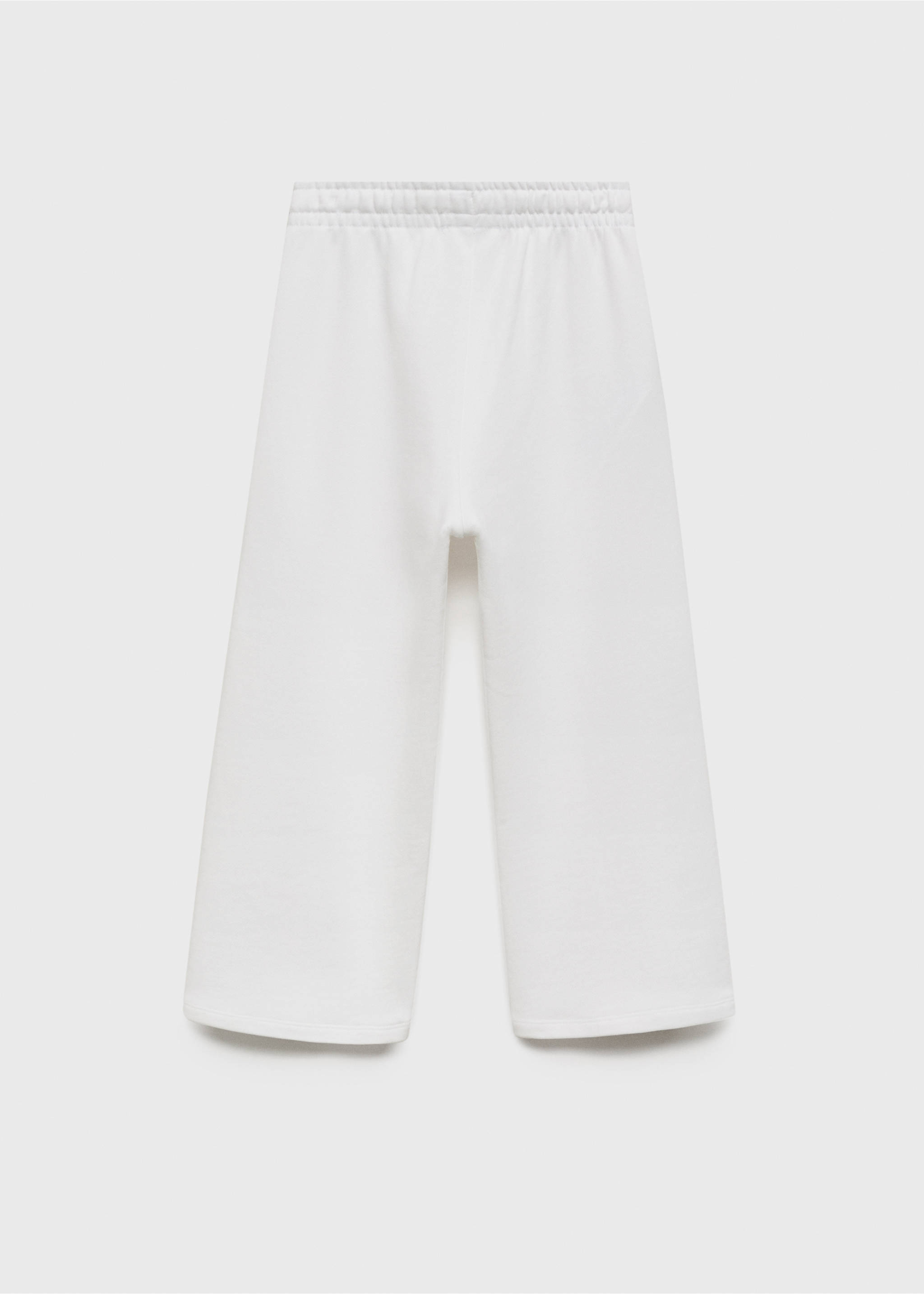 Knit jogger-style trousers - Reverse of the article, Off White. Ref: 87093645-00.