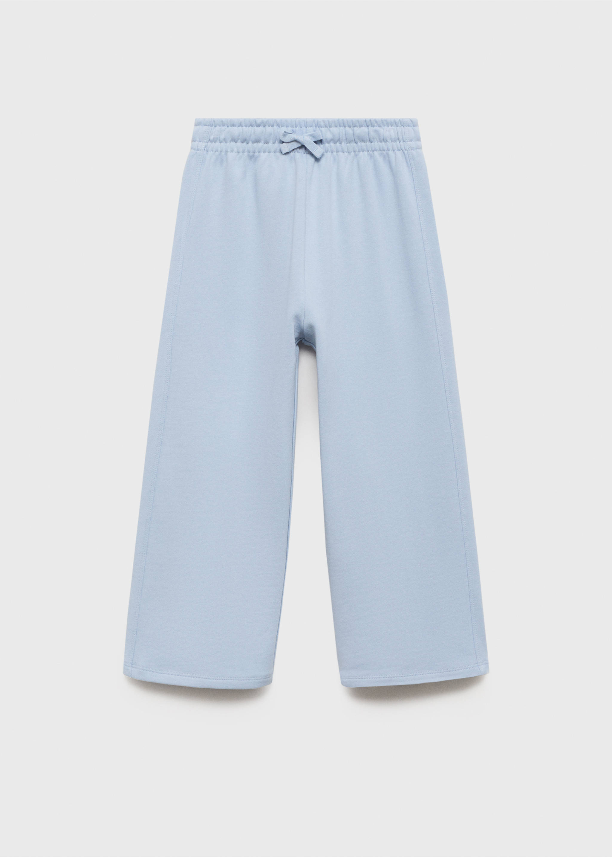 Knit jogger-style trousers - Article without model, Sky Blue. Ref: 87093645-00.