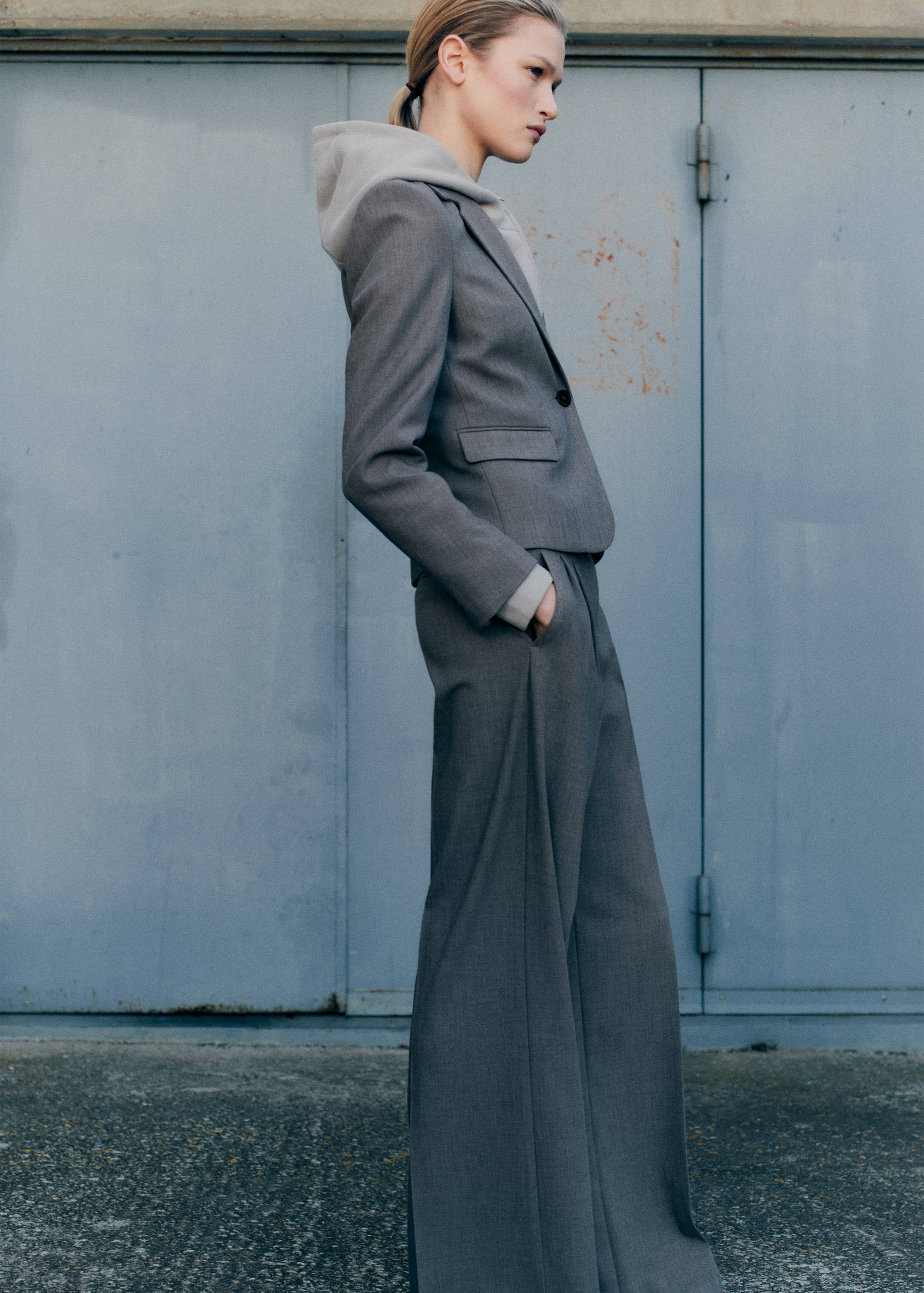 Wide leg suit pants - Details of the article 7