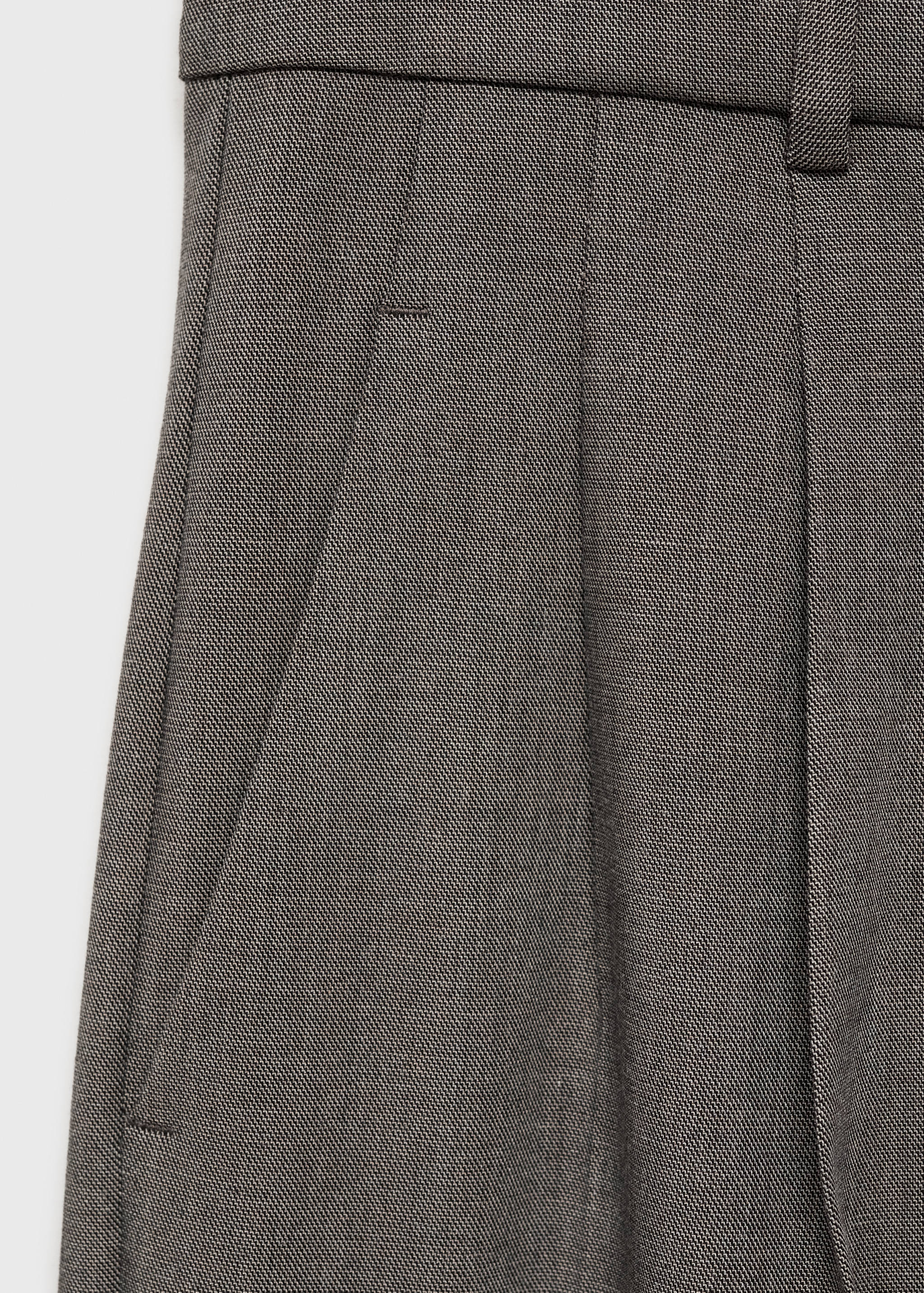 Wide leg suit pants - Details of the article 0