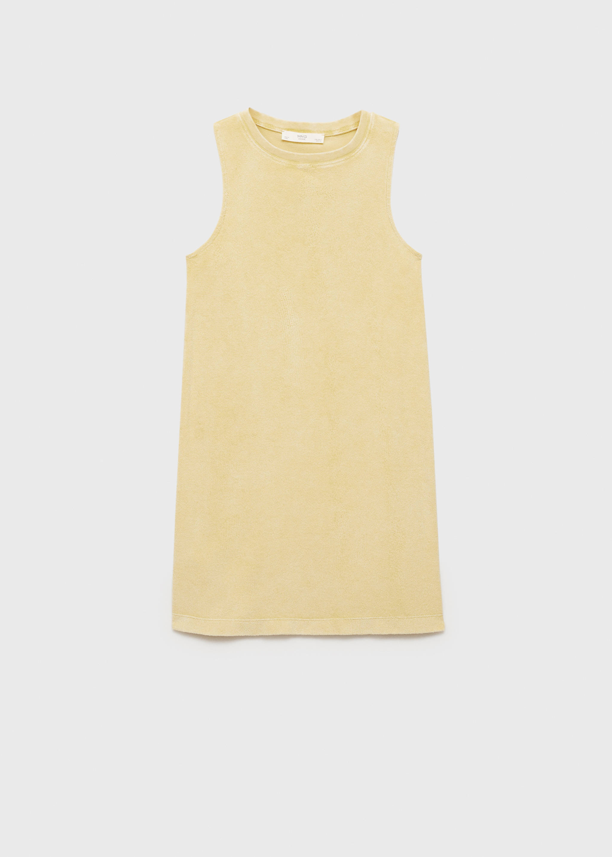 Overdyed-Nachthemd aus Baumwollfrottee - Artikel ohne Model