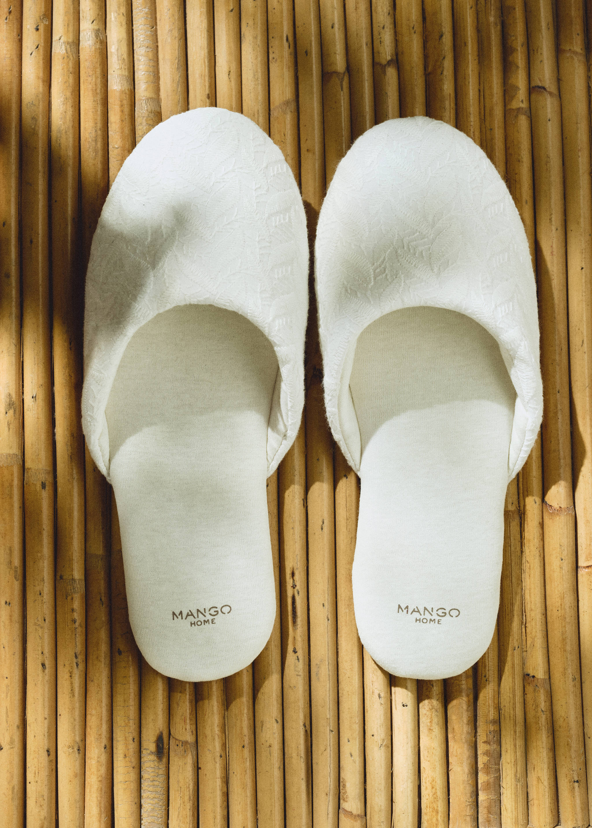 Embroidered cotton slippers - Details of the article 6