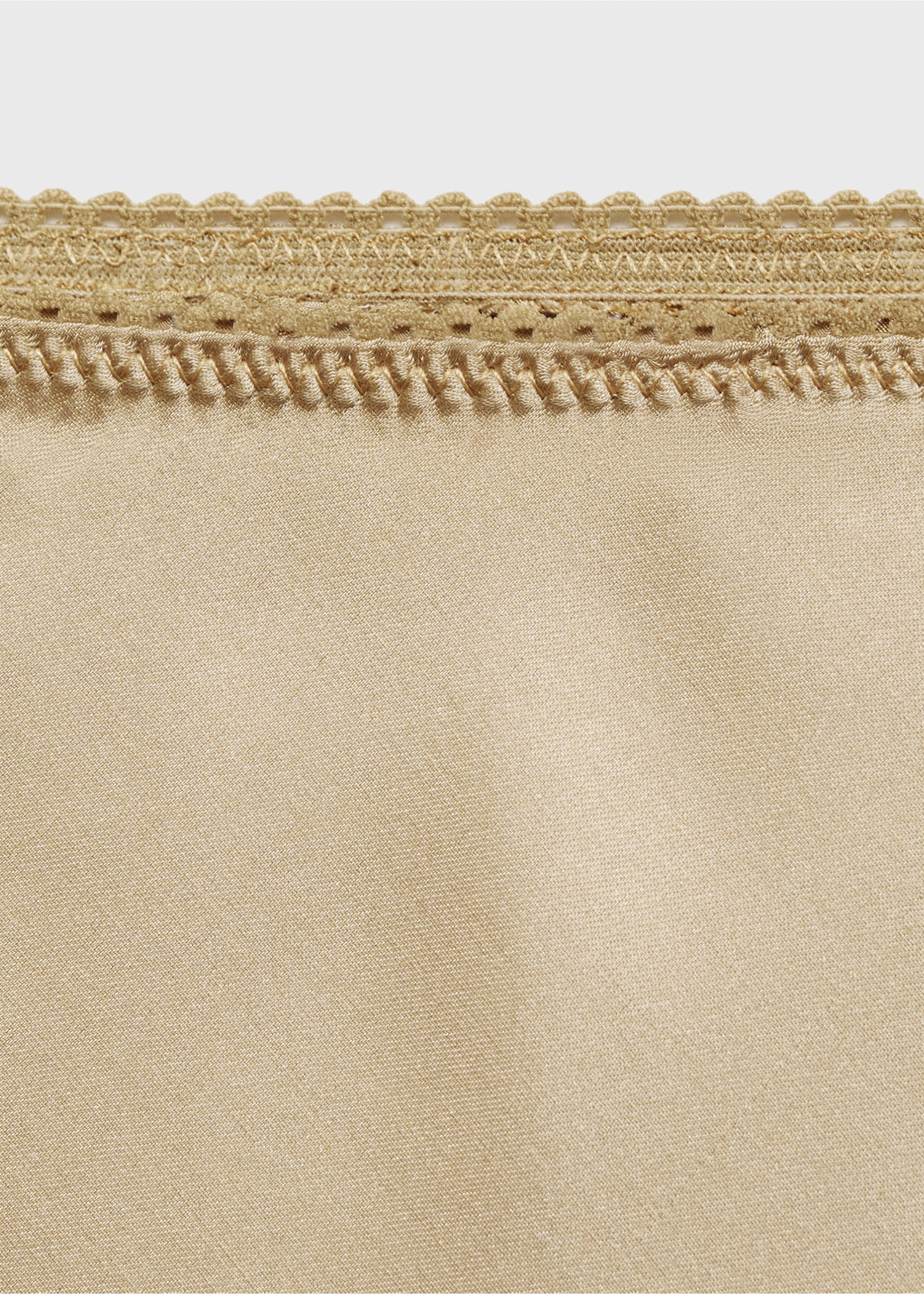 Jupe longue satinée - Détail de l'article 8, Or. Ref: 87094062-00.