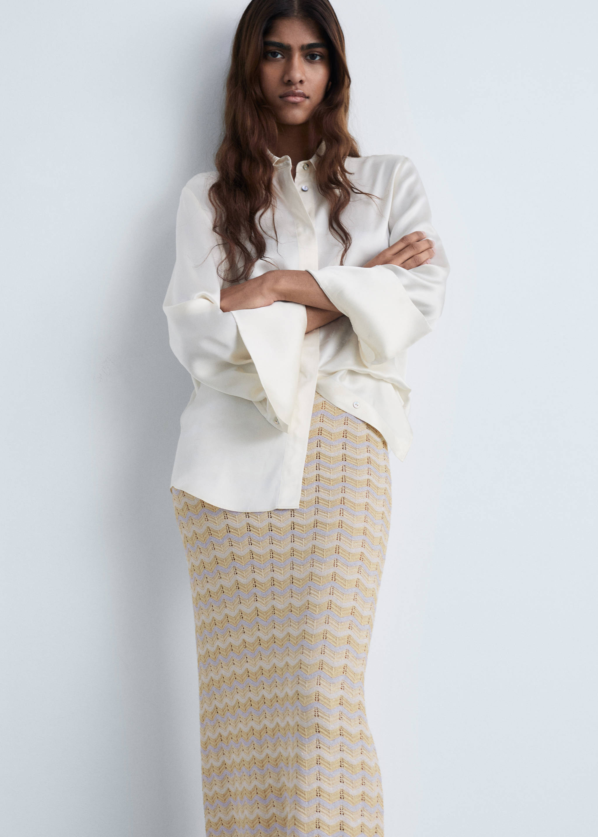 Falda larga lúrex - Detalle del artículo 2