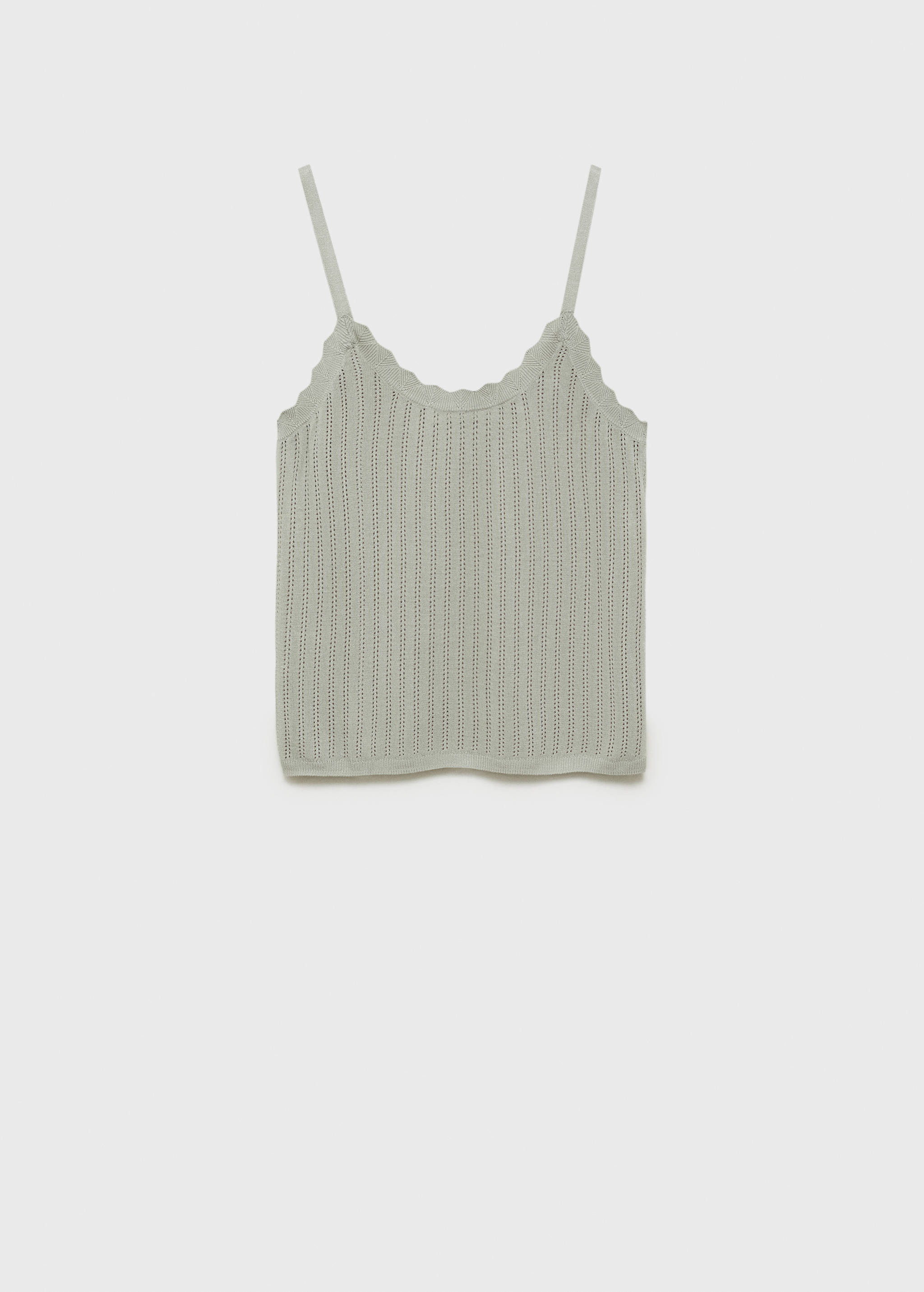 Pyjama top with pointelle detail - Article without model