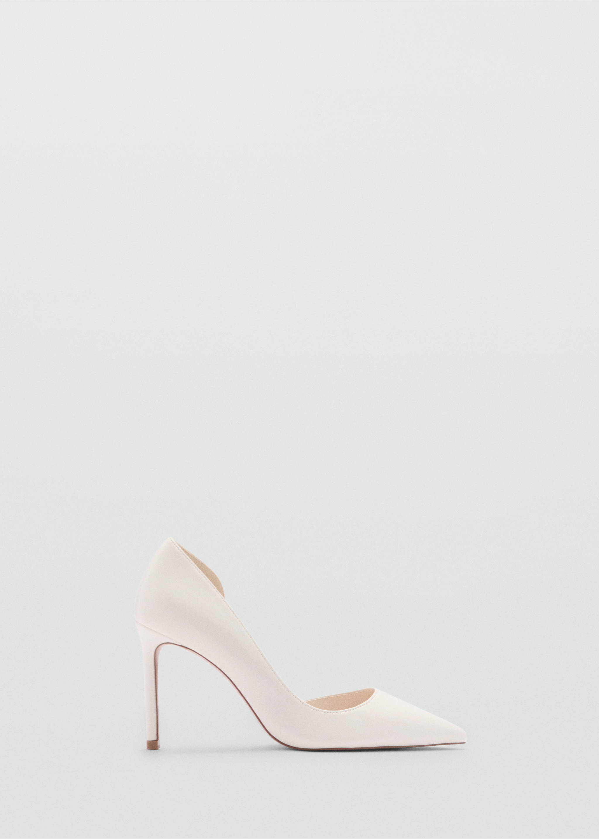 Asymmetrical heeled shoes - Article without model, White. Ref: 87094067-00.