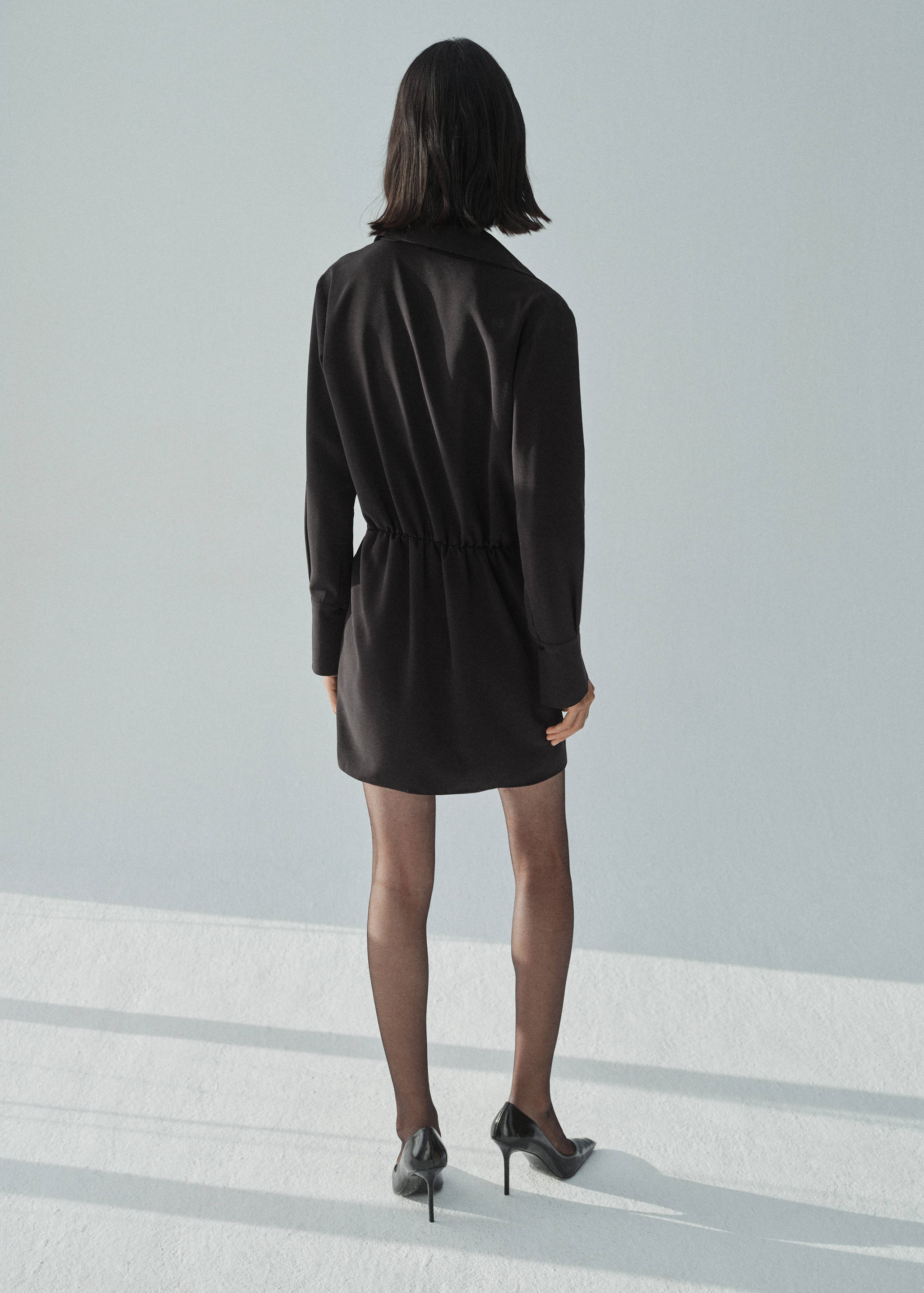 Robe cache-cœur col chemise - Verso de l’article