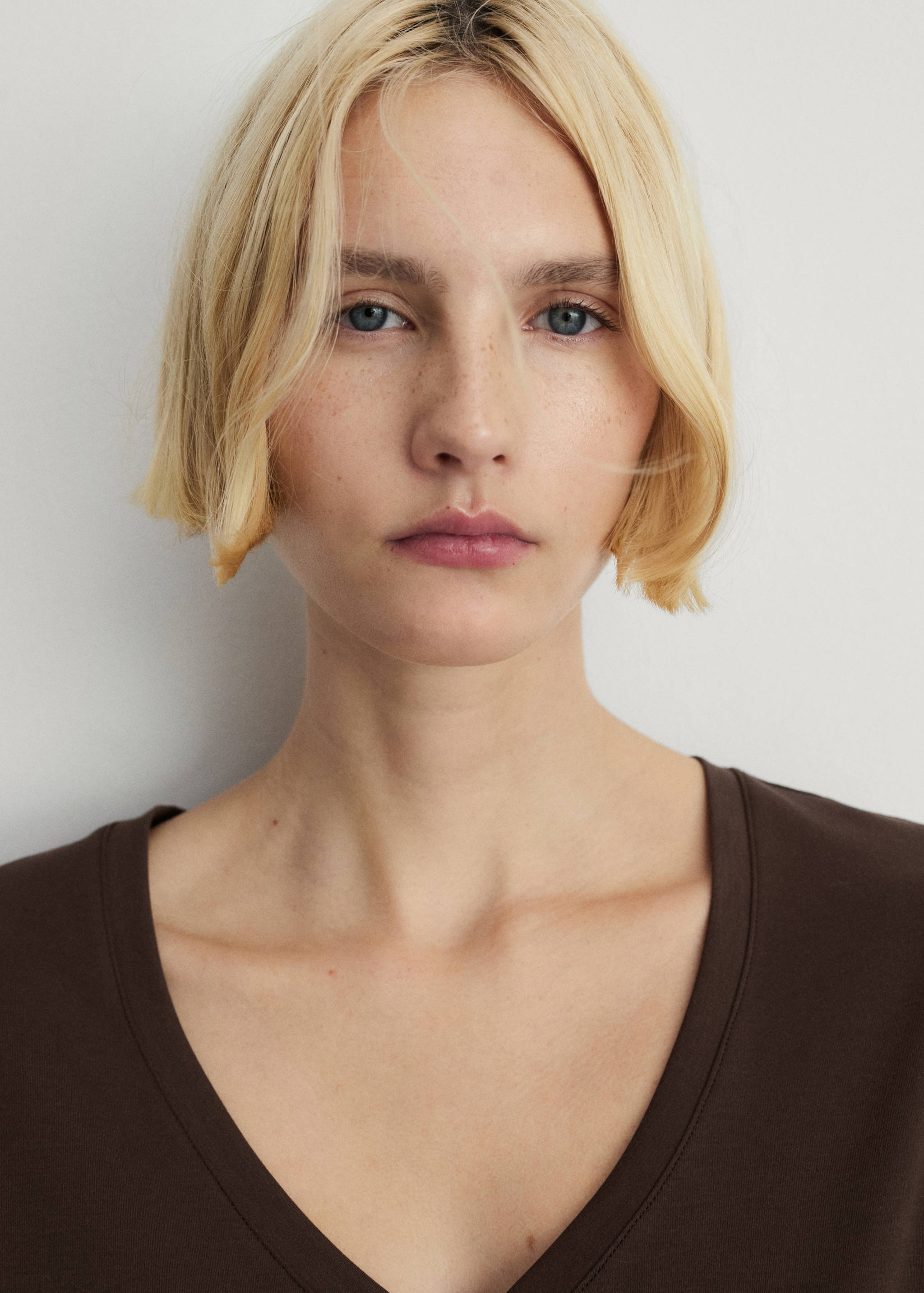 Nachthemd Baumwolle schlichtes Design - Detail des Artikels 1