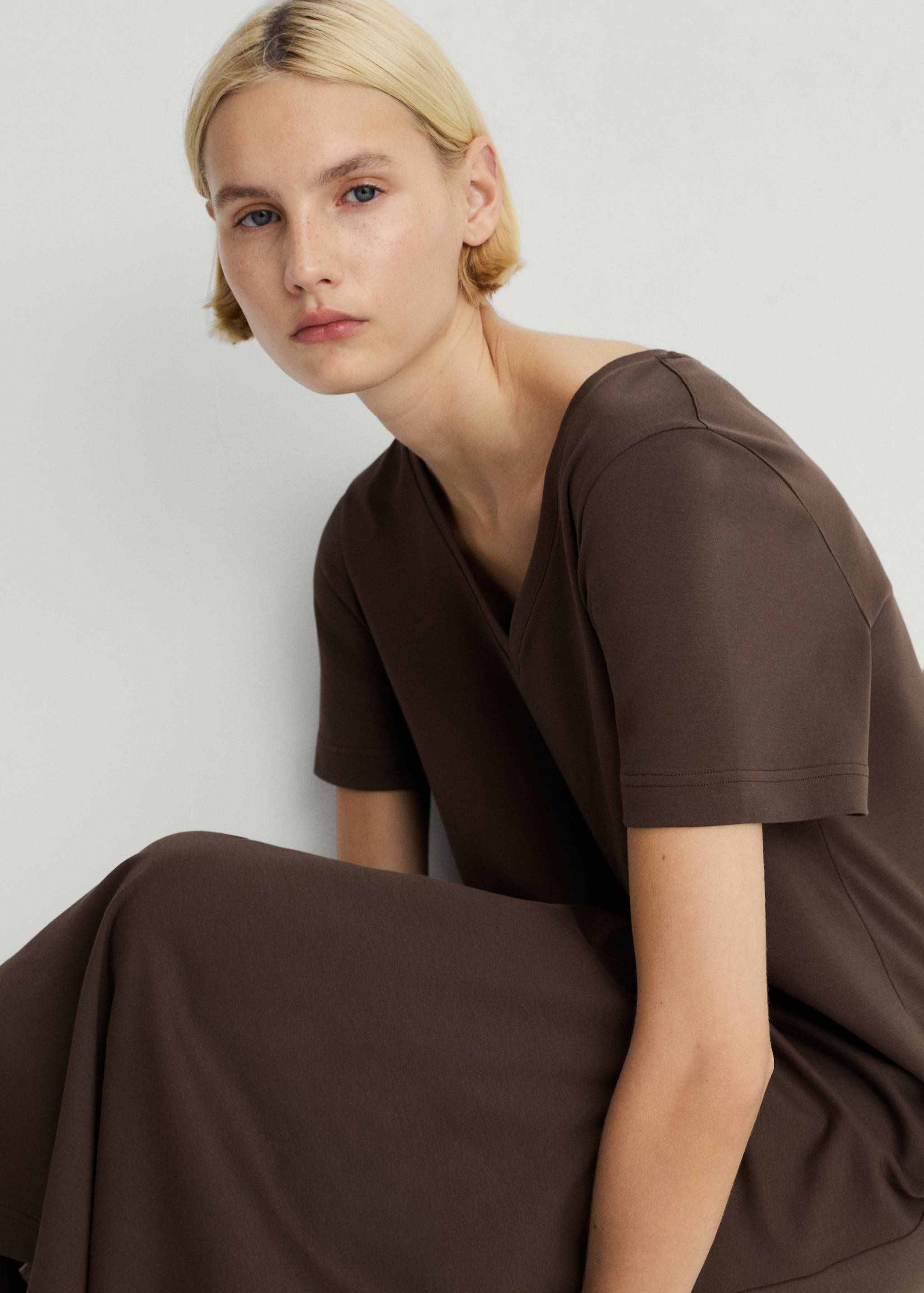 Nachthemd Baumwolle schlichtes Design - Detail des Artikels 2