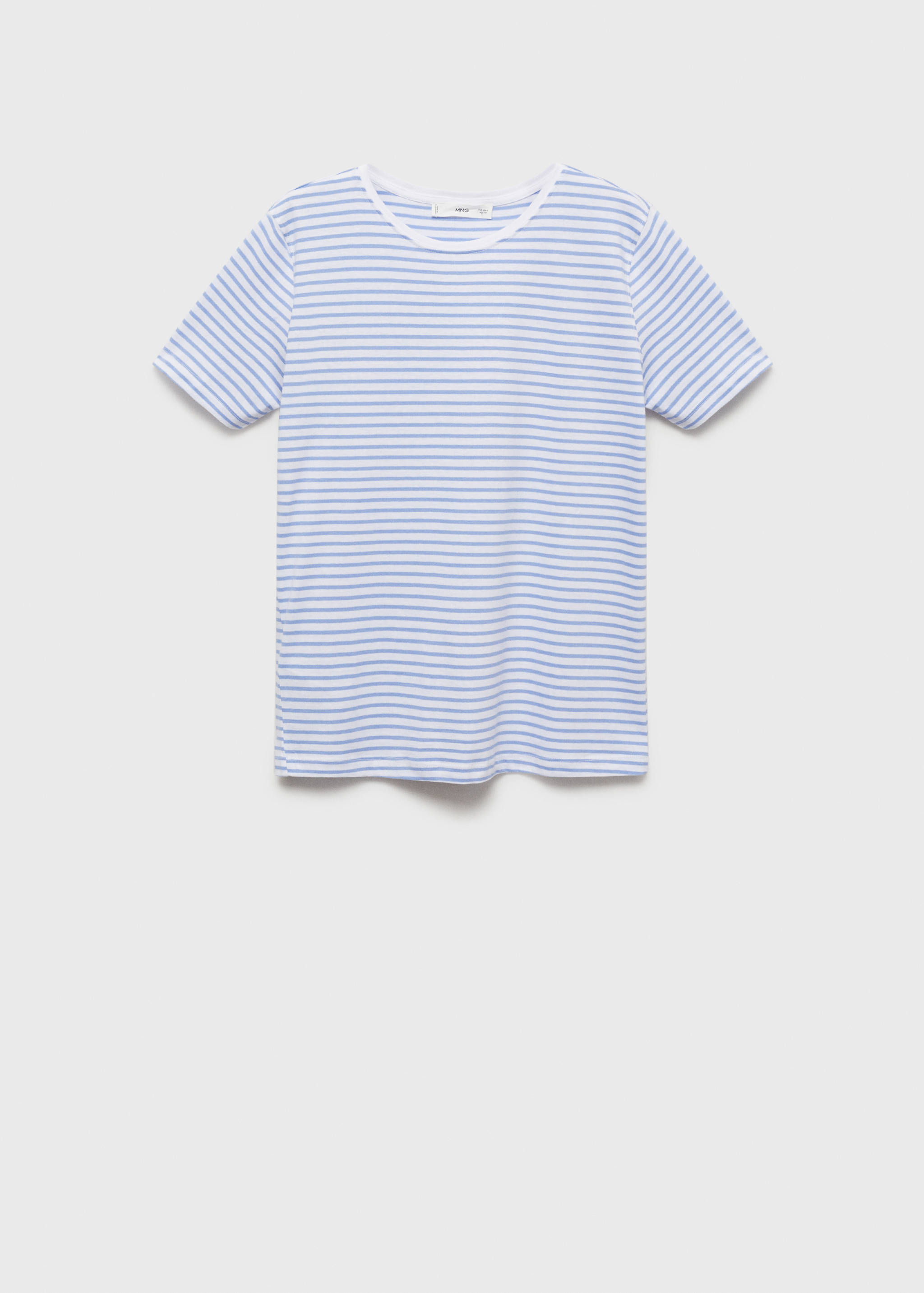 Striped short-sleeved t-shirt - Article without model