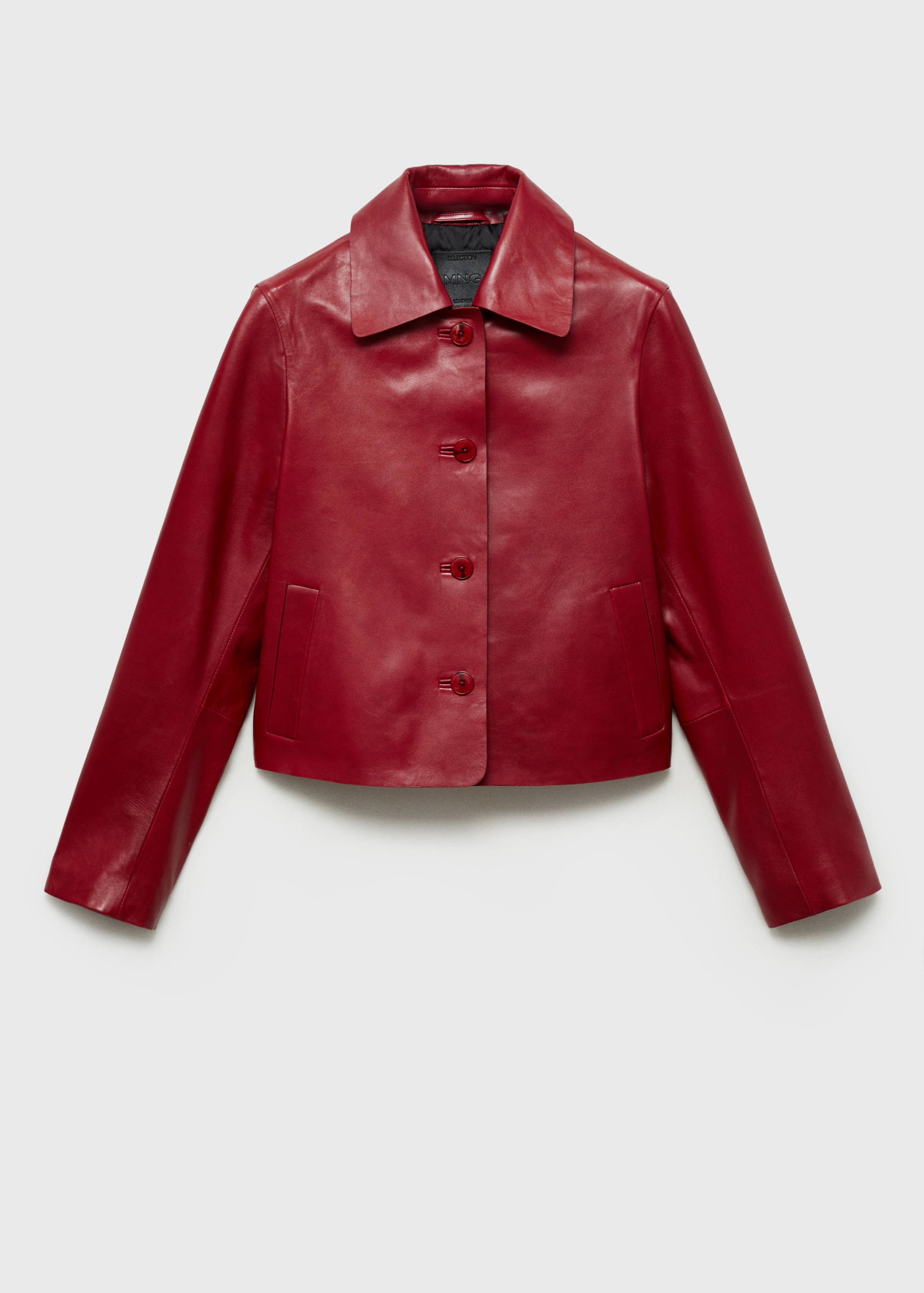 Veste cuir boutons - Article sans modèle