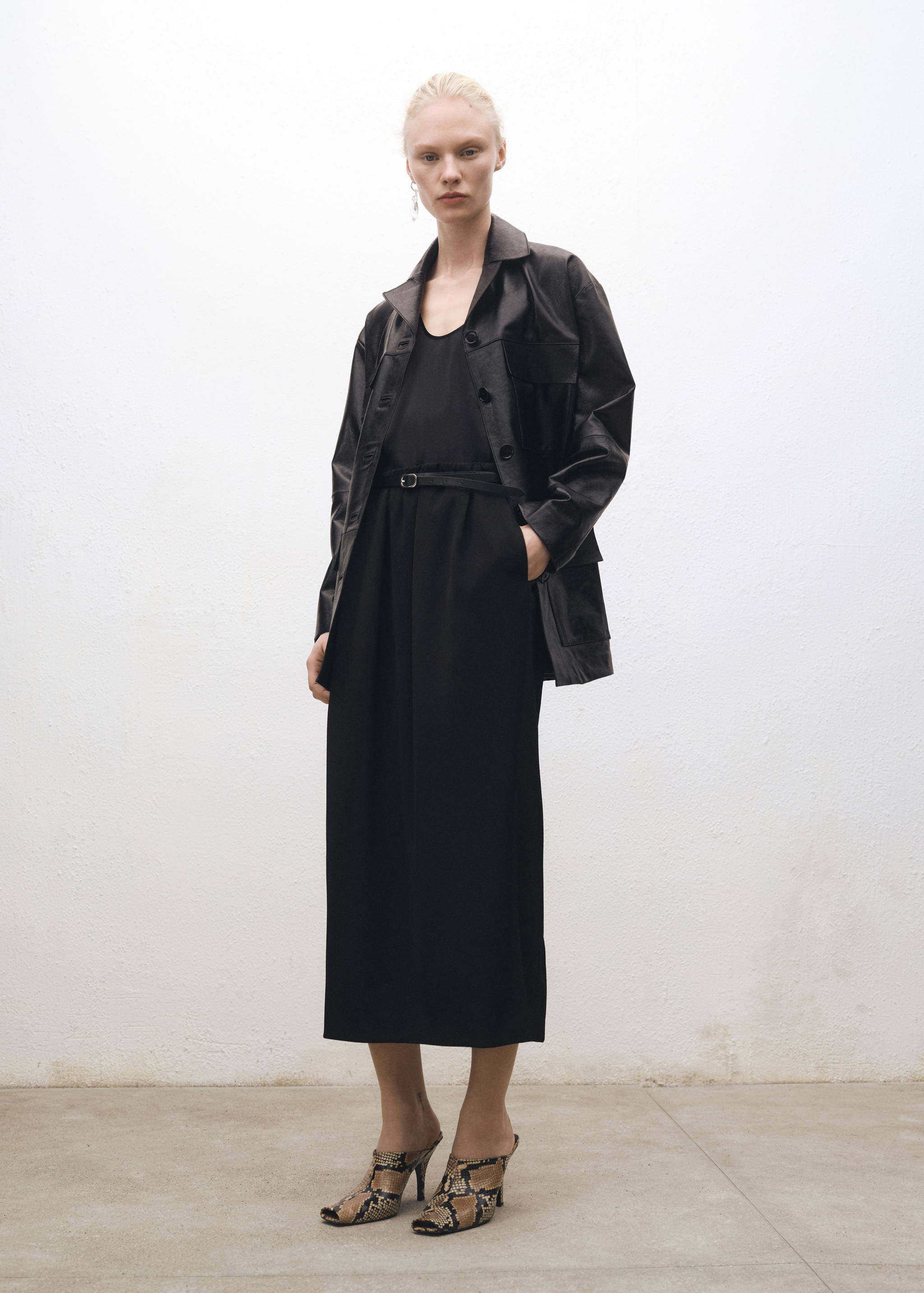 Silk top with straps - General plane