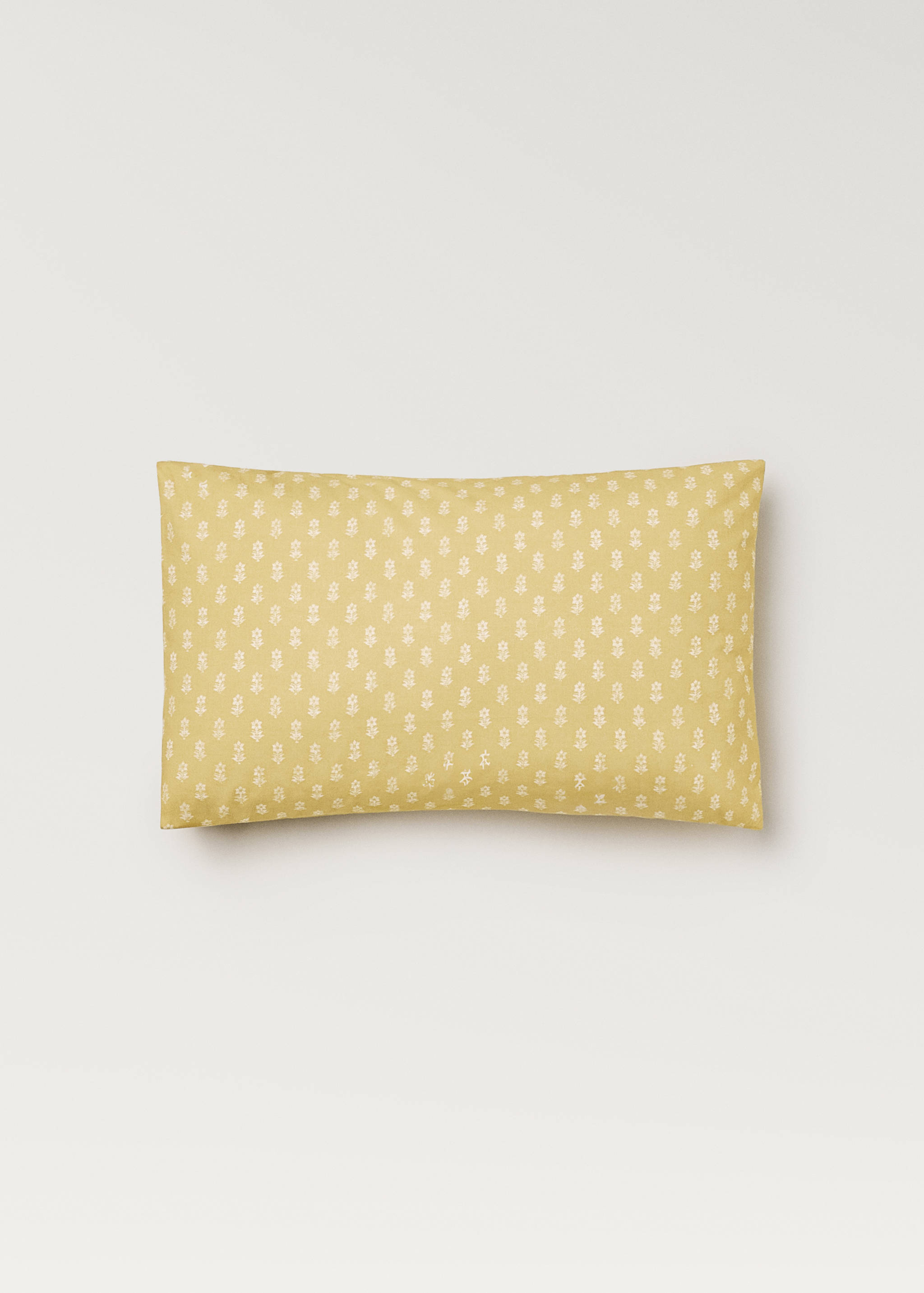 Children’s cotton percale pillowcase with small flowers 30x50 cm - Article without model