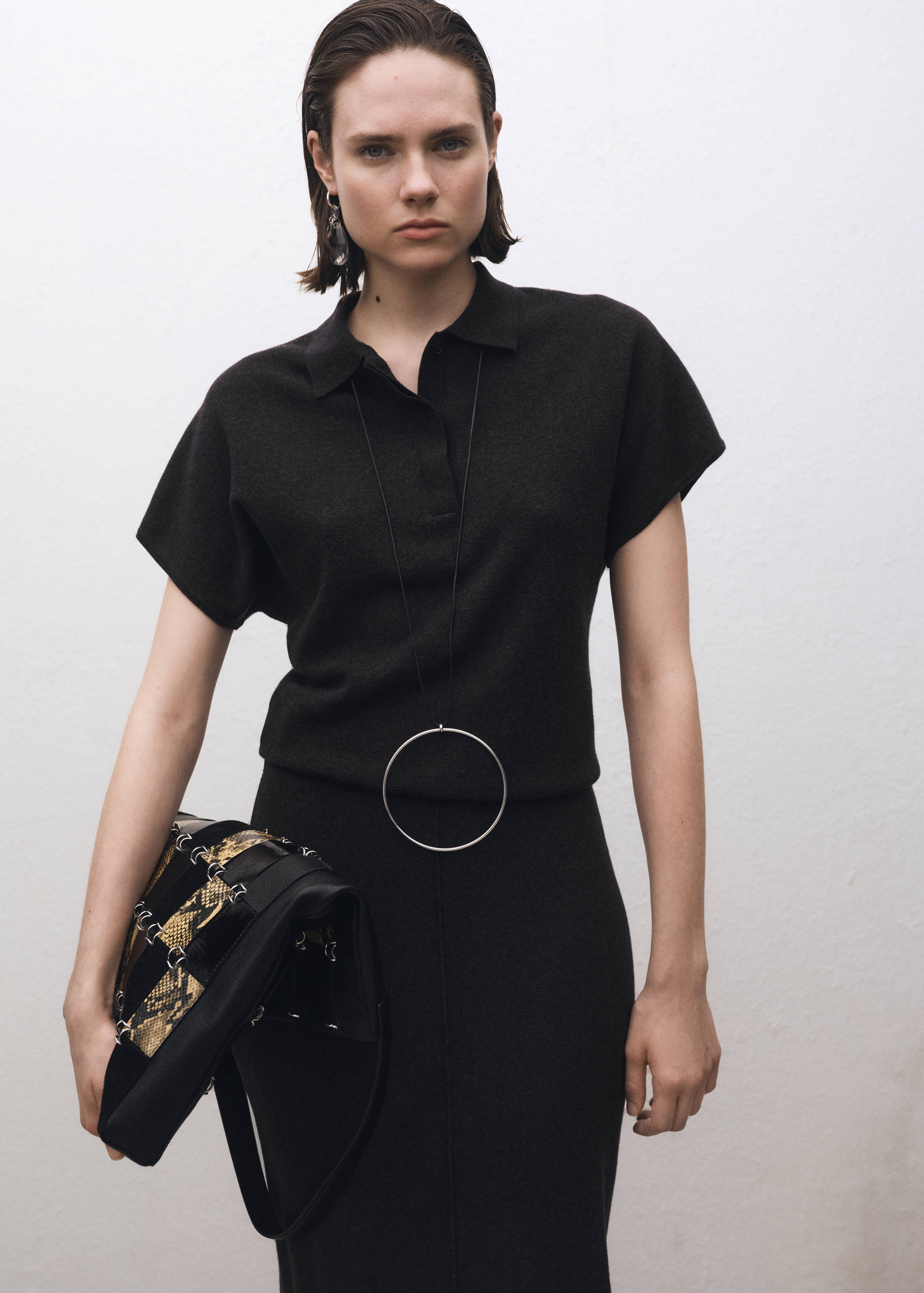 Wool-blend midi-skirt - Details of the article 2