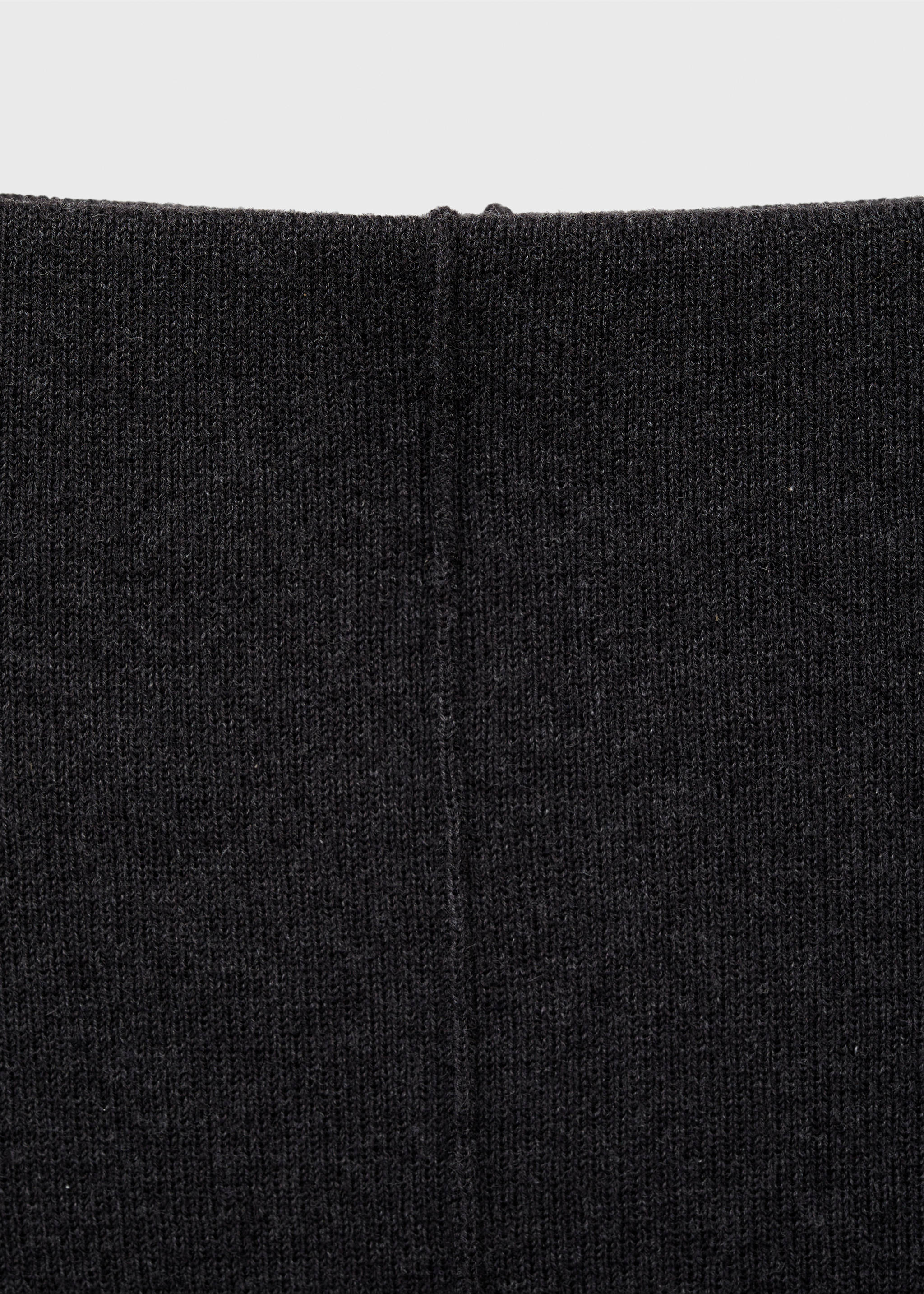 Wool-blend midi-skirt - Details of the article 8, Charcoal. Ref: 87094087-00.