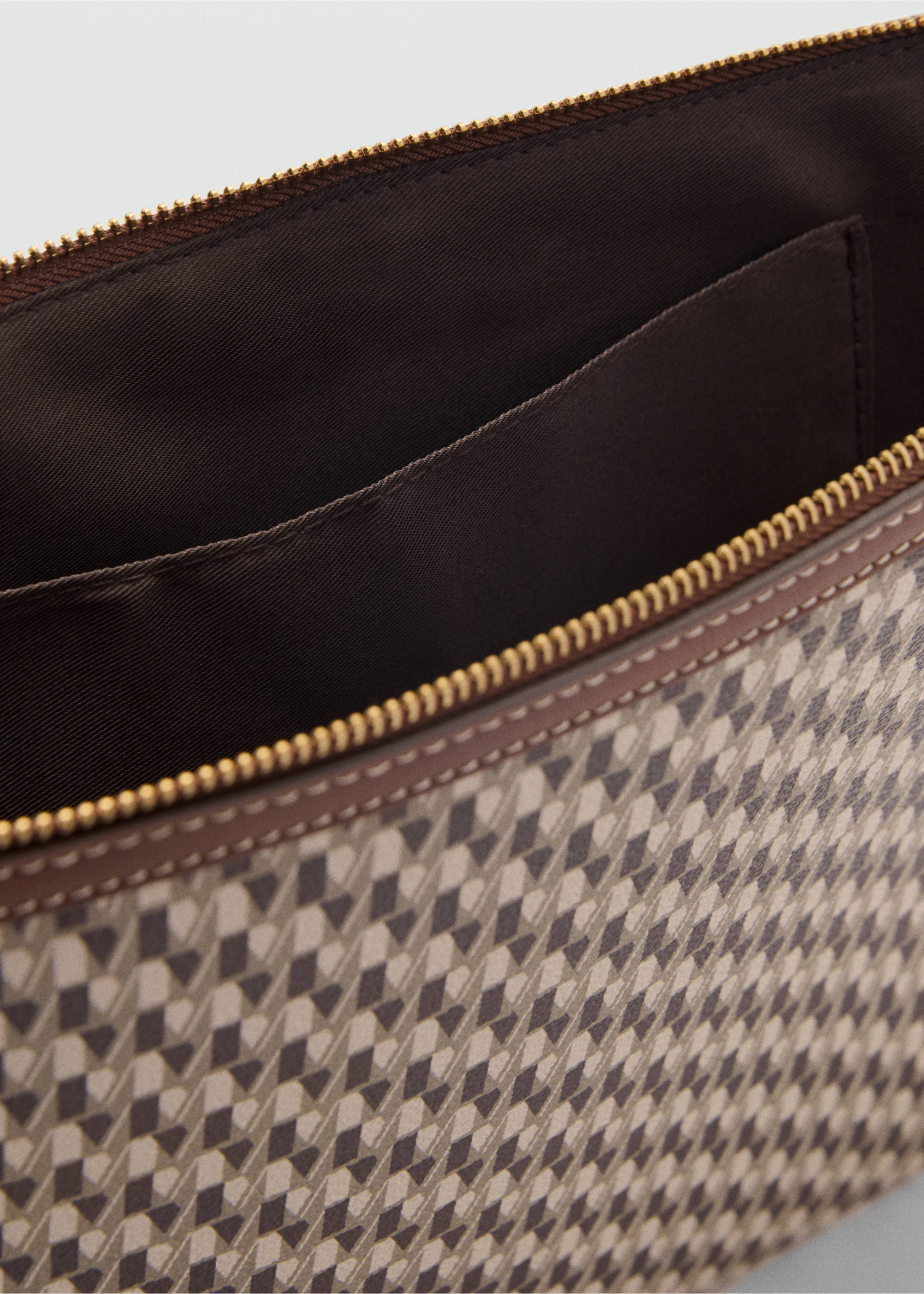 Housse ordinateur portable logo - Détail de l'article 1, Marron moyen. Ref: 87094094-00.